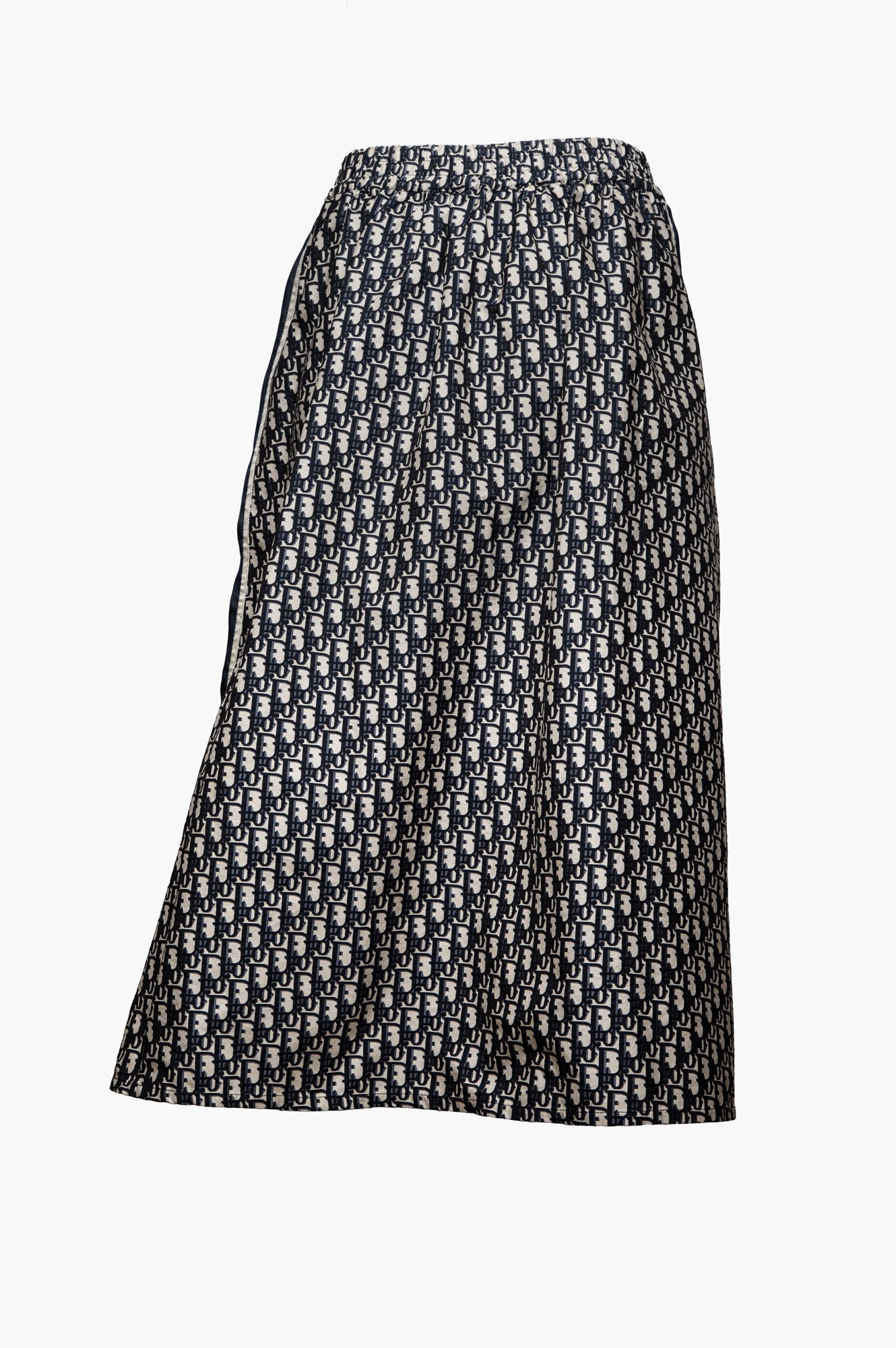 Christian Dior Oblique Technical Taffeta Midi Skirt