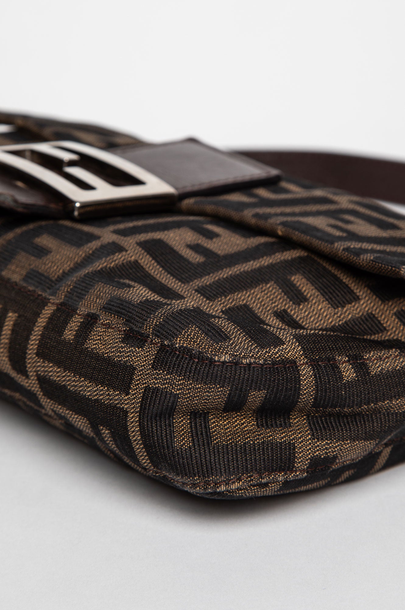 Fendi Zucca Baguette Shoulder Bag