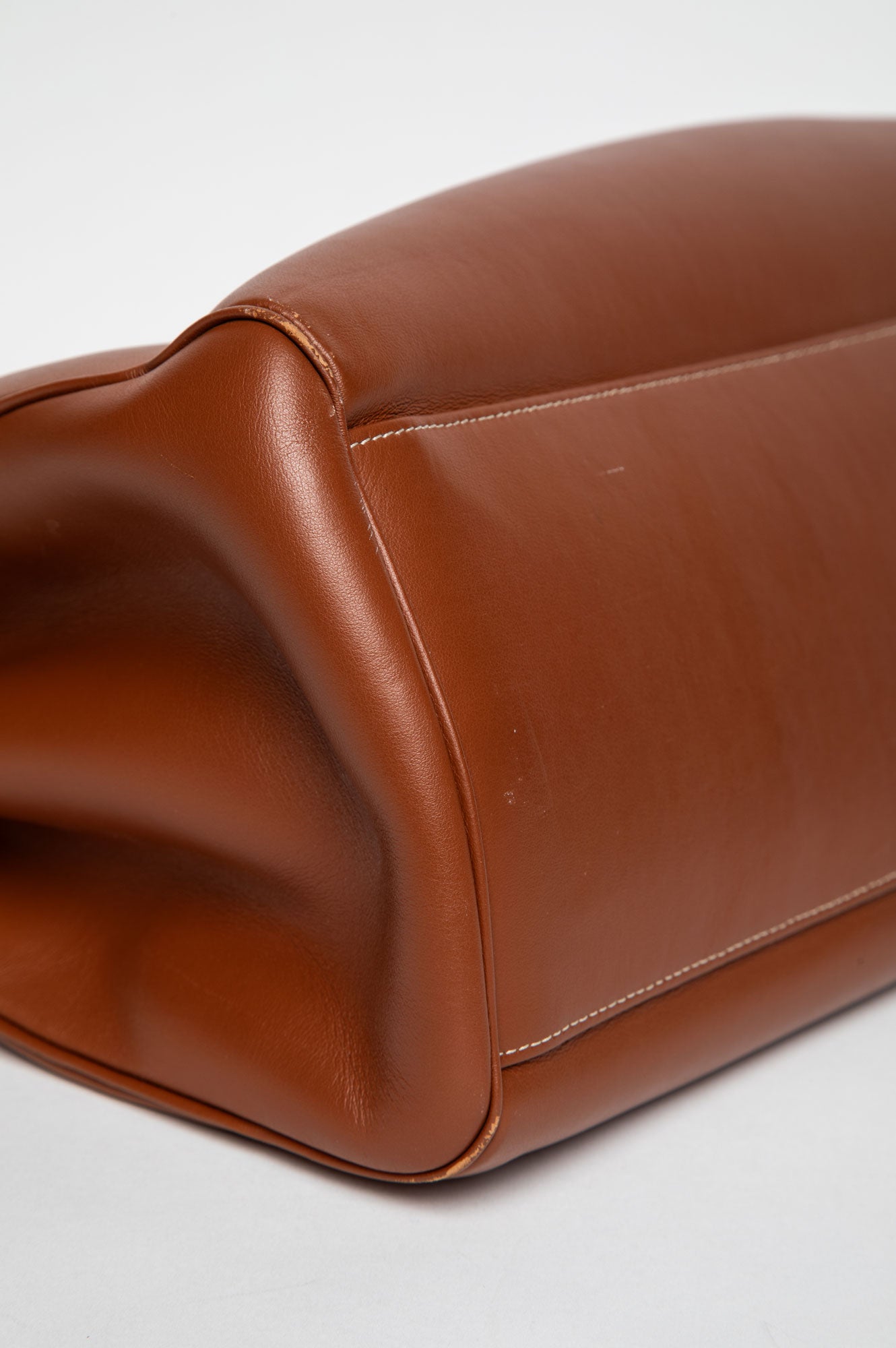 Celine Brown Calfskin Large Soft 16 Shoulder Bag