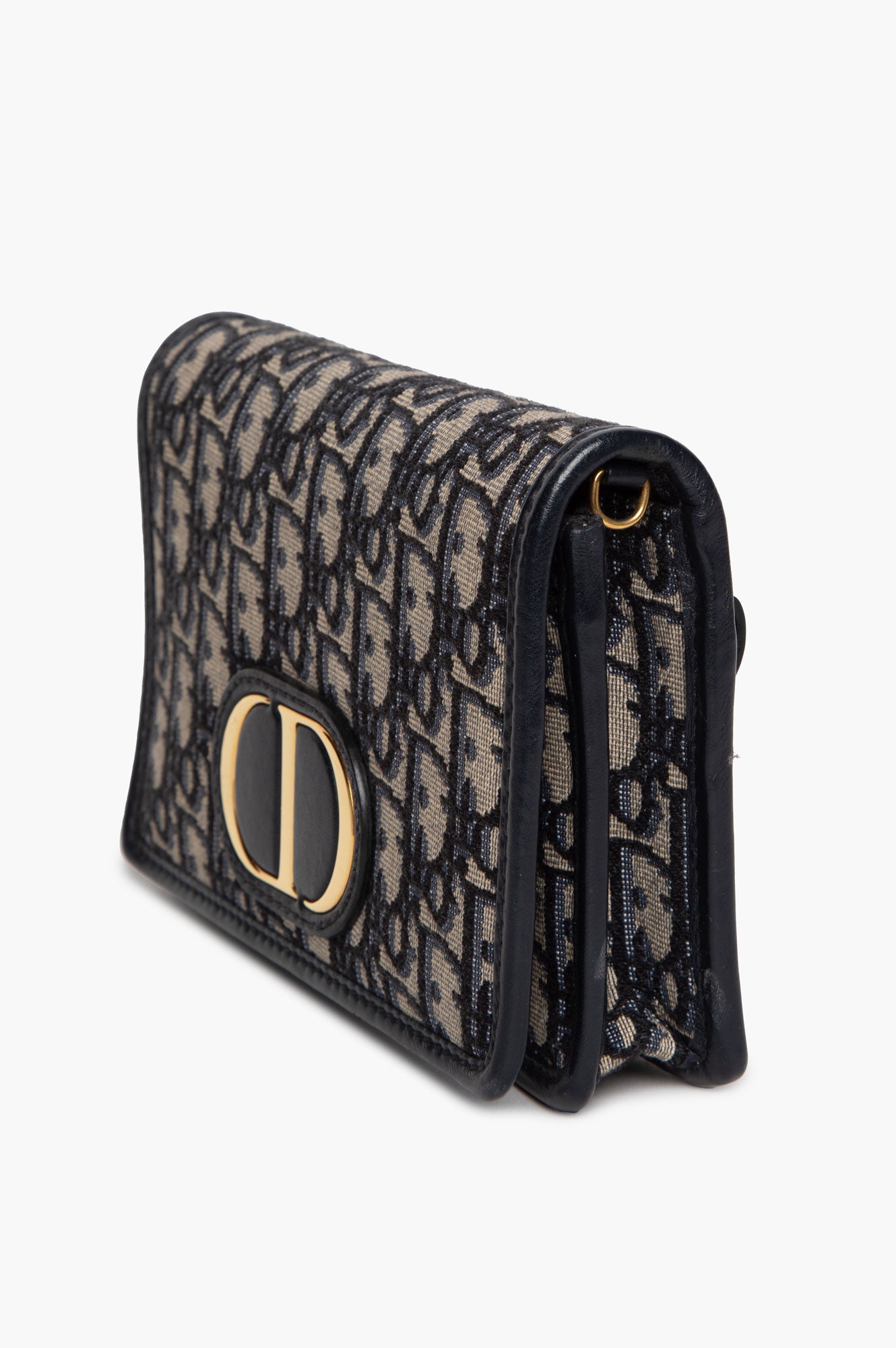 Christian Dior Blue Oblique 30 Montaigne 2-in-1 Crossbody Belt Bag