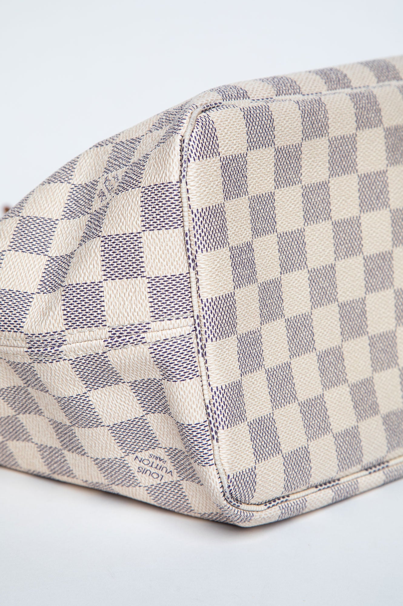 Louis Vuitton Damier Azur Neverfull MM with Pouch