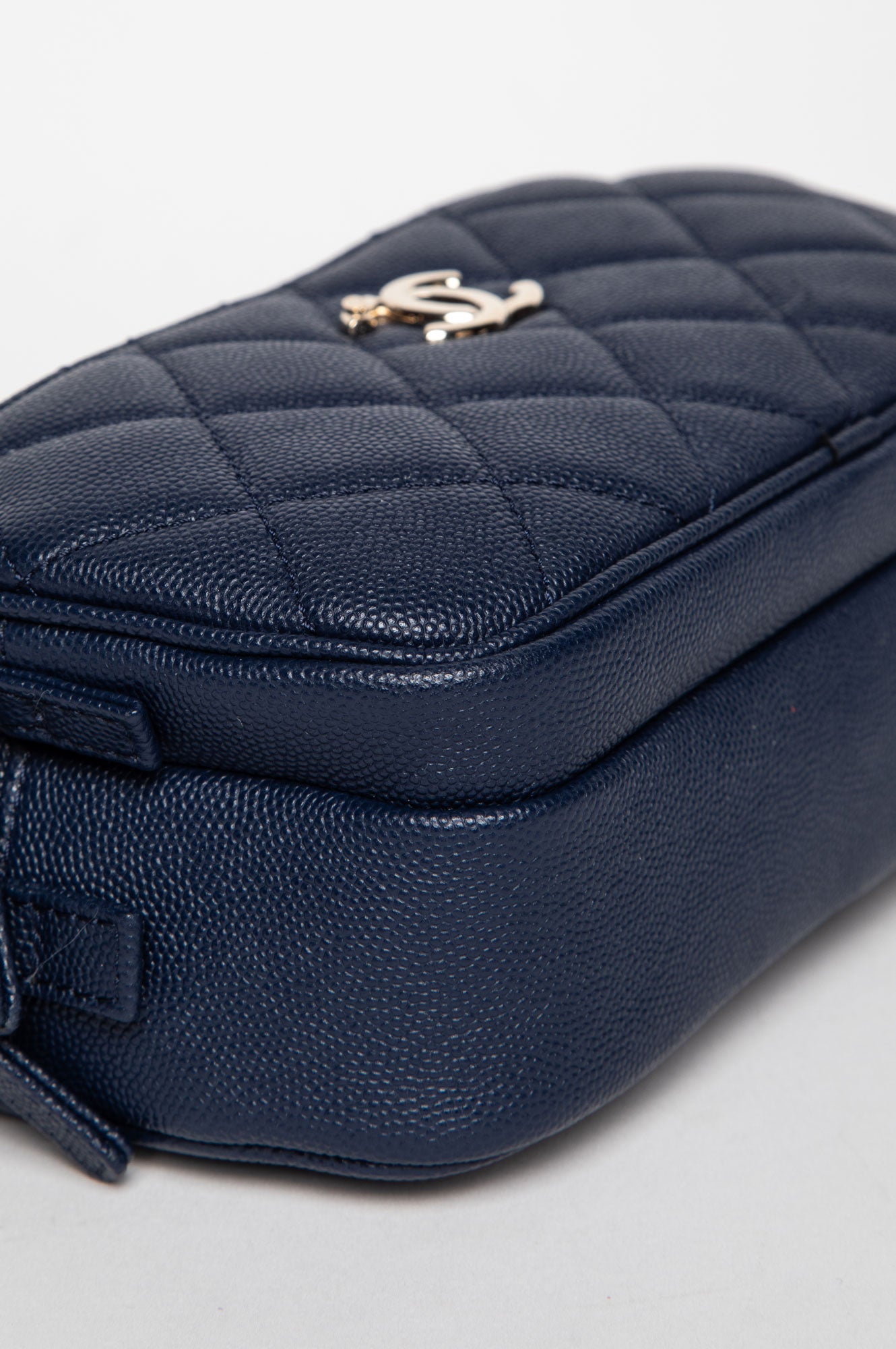 Chanel Navy Blue Affinity Caviar Waist Bag