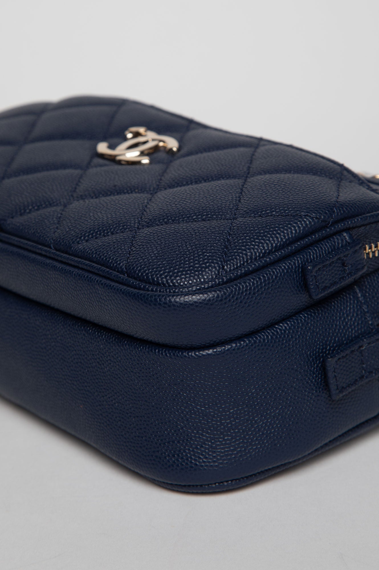 Chanel Navy Blue Affinity Caviar Waist Bag