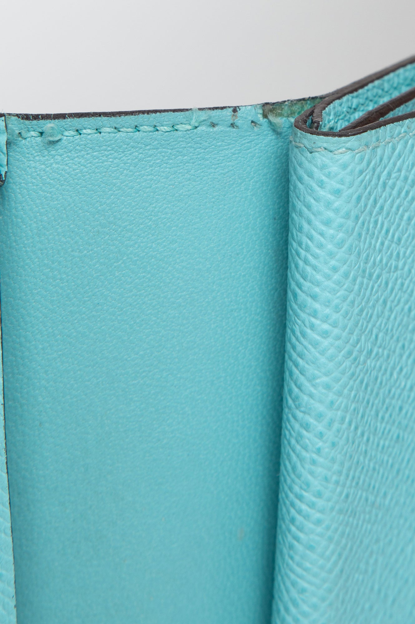 Hermès Bleu Atoll Epsom Bearn Card Holder