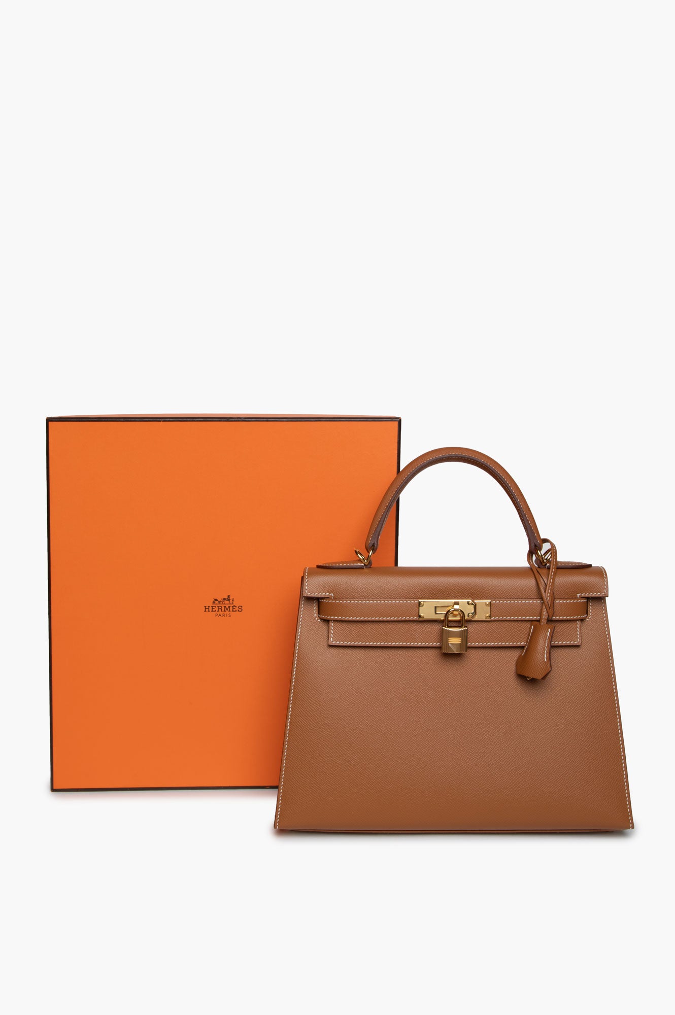 Hermès Epsom Leather Gold on Gold Kelly 28 Sellier