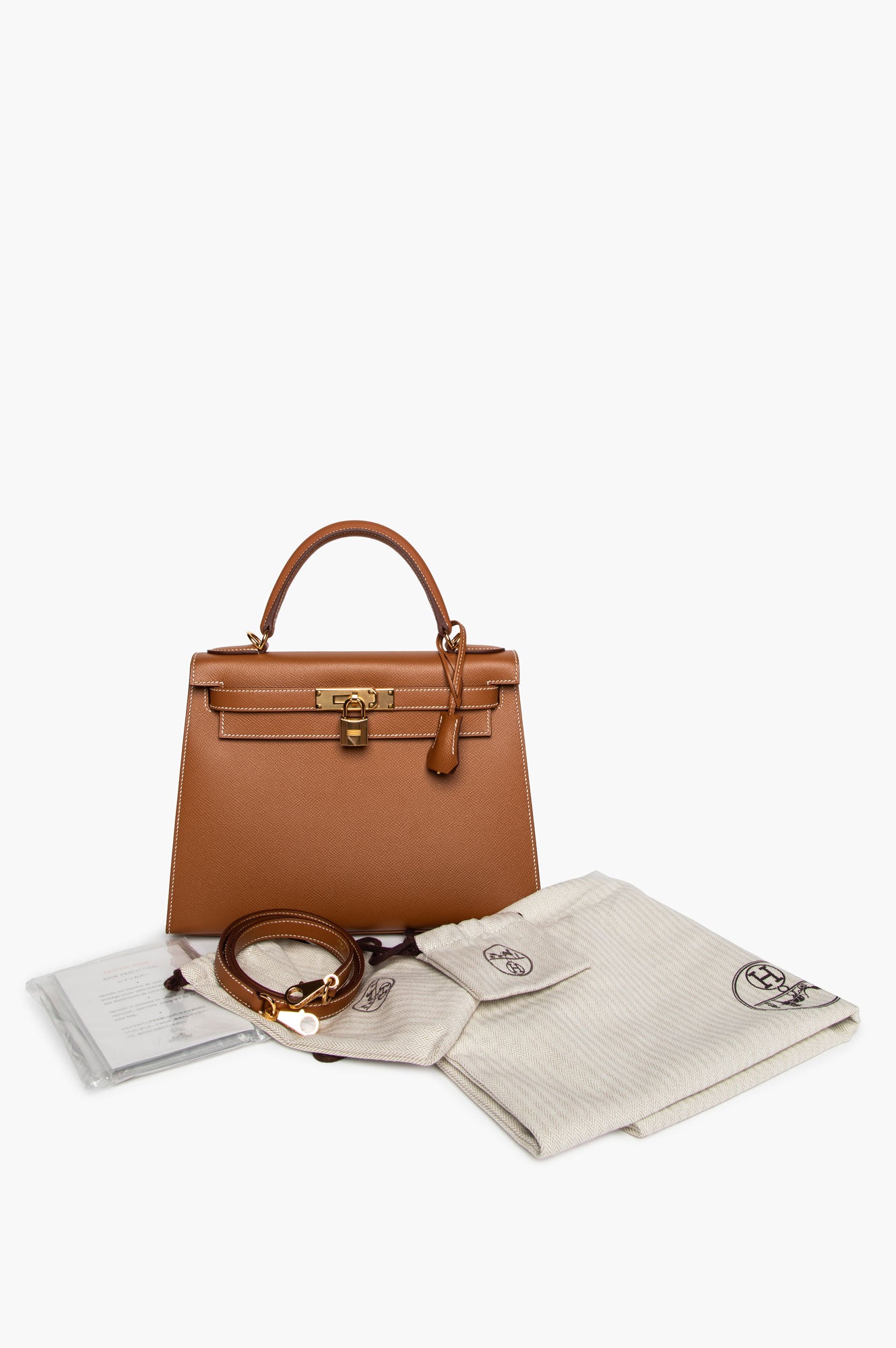 Hermès Epsom Leather Gold on Gold Kelly 28 Sellier