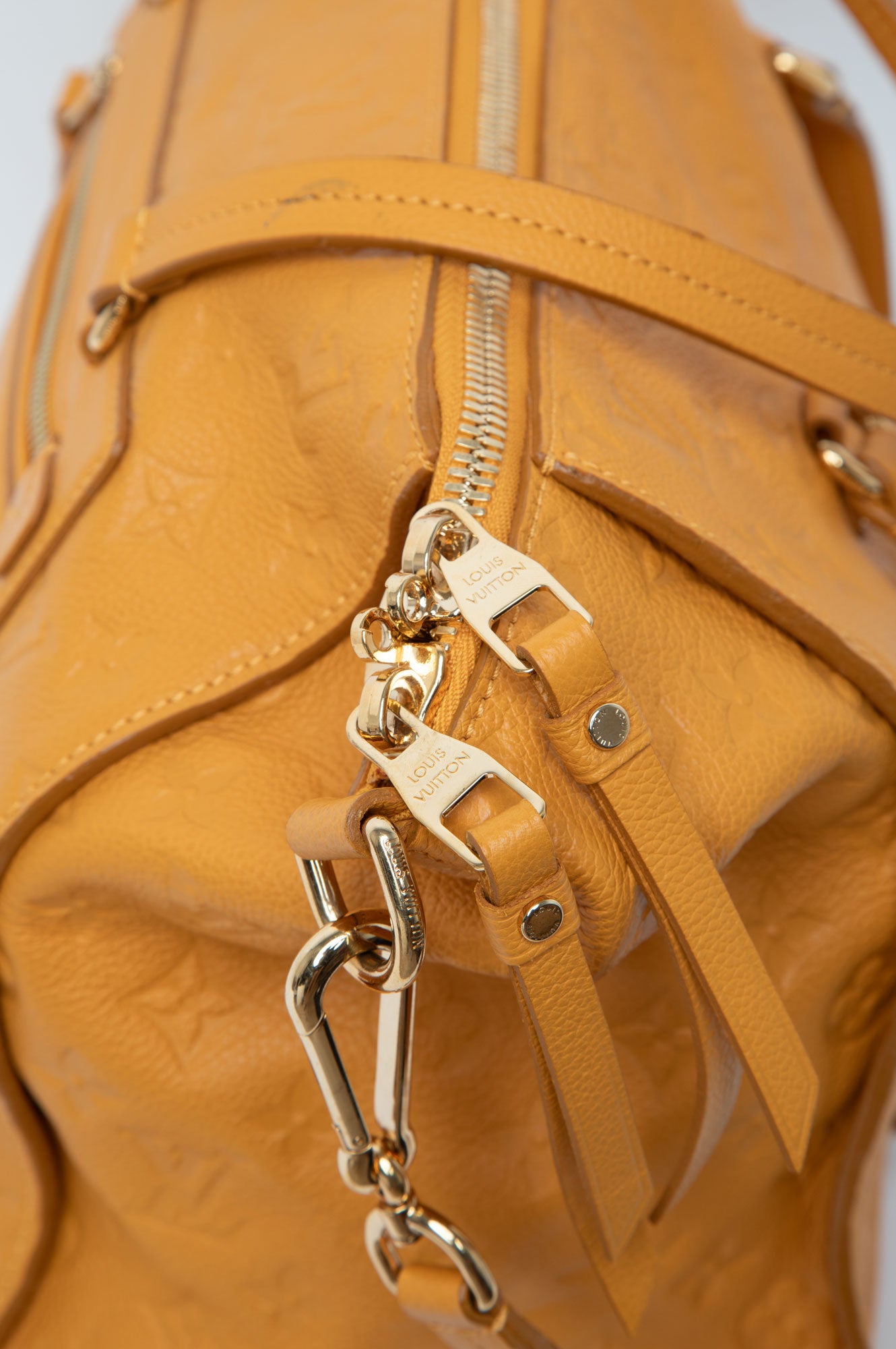 Louis Vuitton Yellow Monogram Leather Empreinte Lumineuse Bag