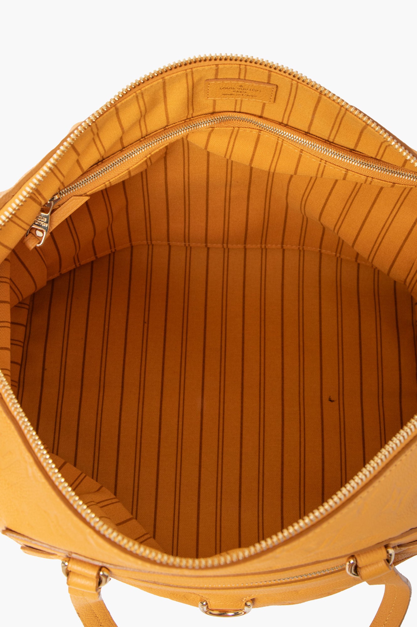 Louis Vuitton Yellow Monogram Leather Empreinte Lumineuse Bag