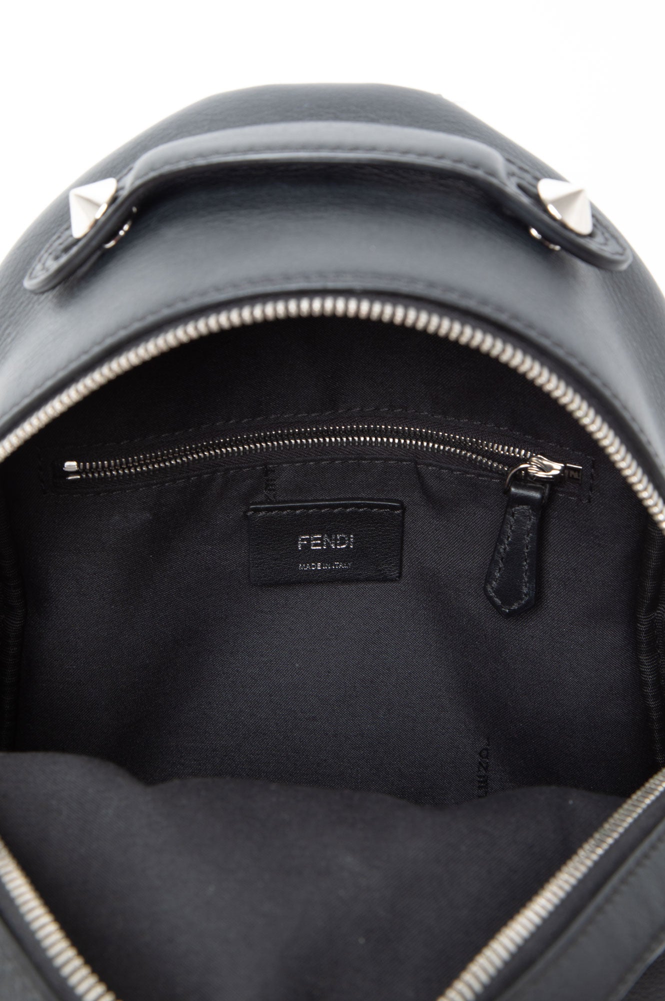 Fendi Black By The Way Studded Backpack