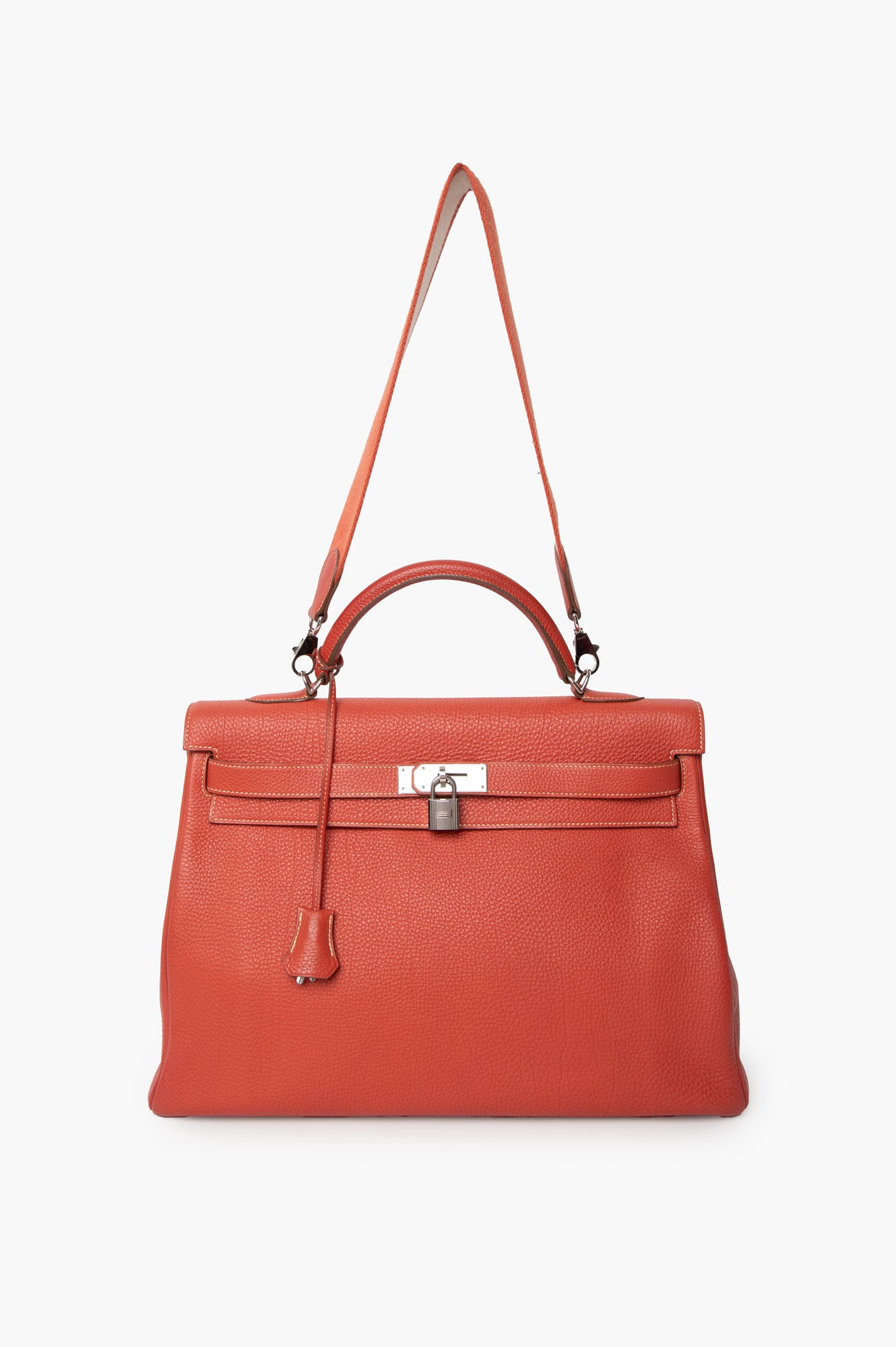 Hermes Kelly 40 Clemence Leather Bag