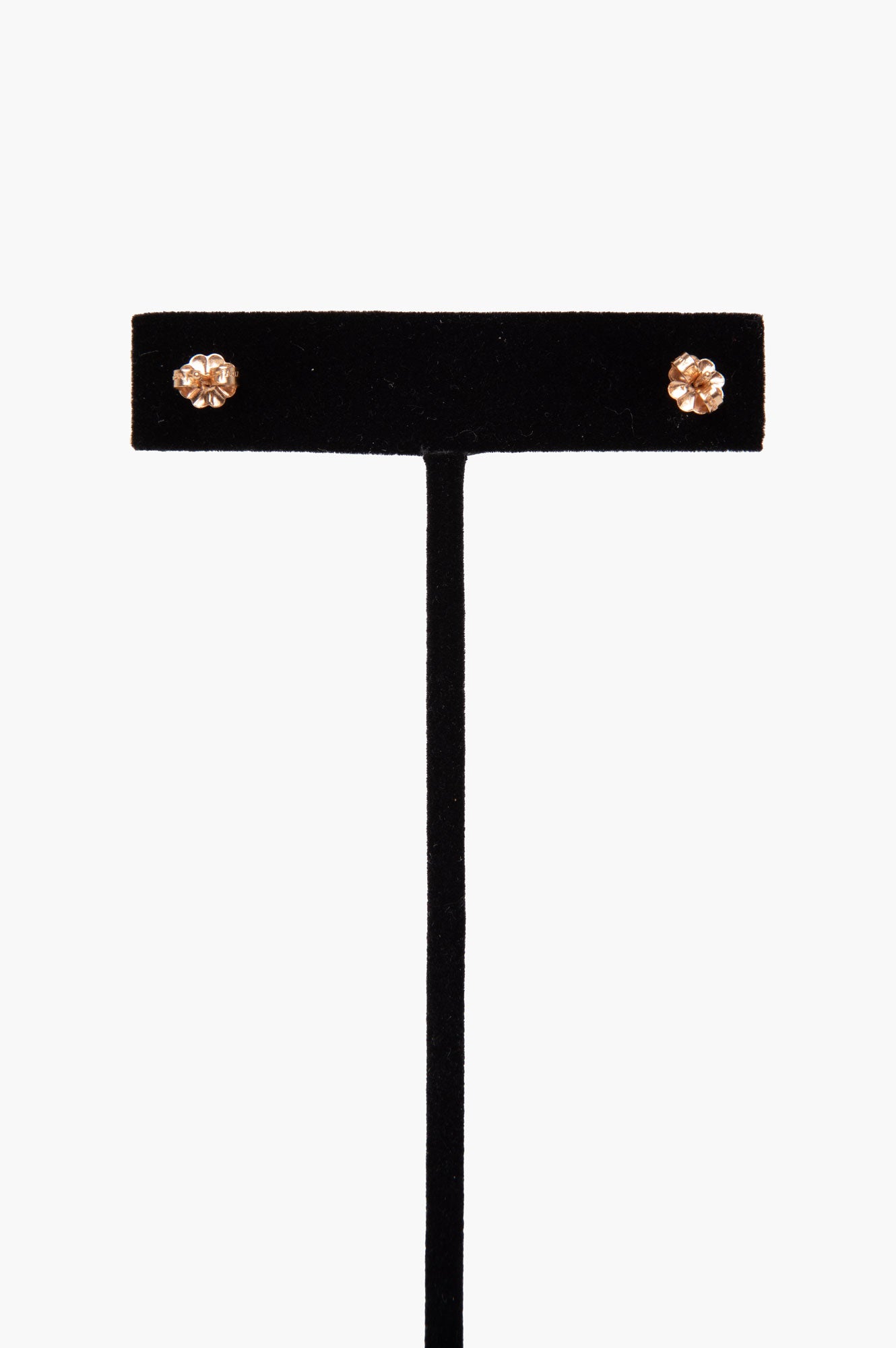 Tiffany & Co 18K Gold and Diamond Smile Earrings