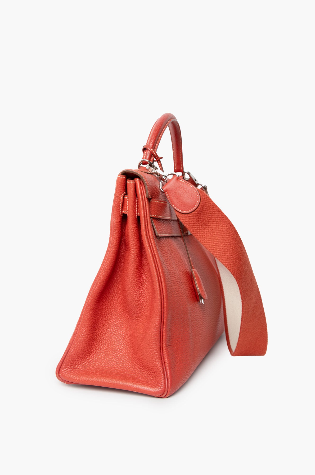 Hermes Kelly 40 Clemence Leather Bag