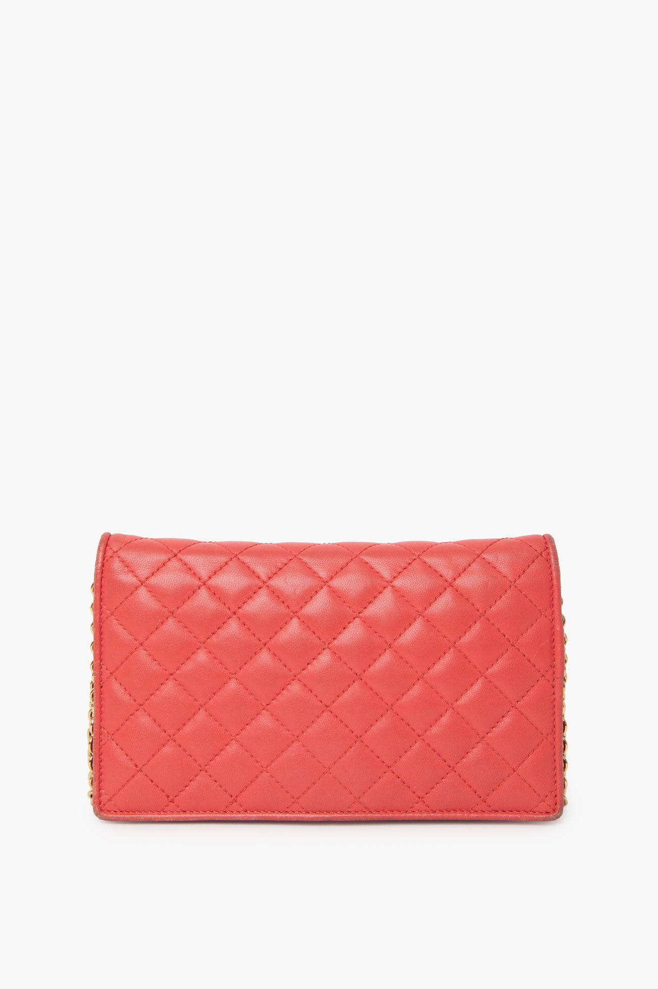 Salvatore Ferragamo Miss Vara Red Quilted WOC