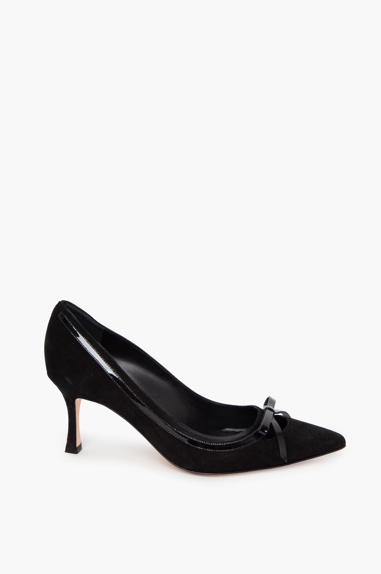 Manolo Blahnik Black Suede Pumps Size 35