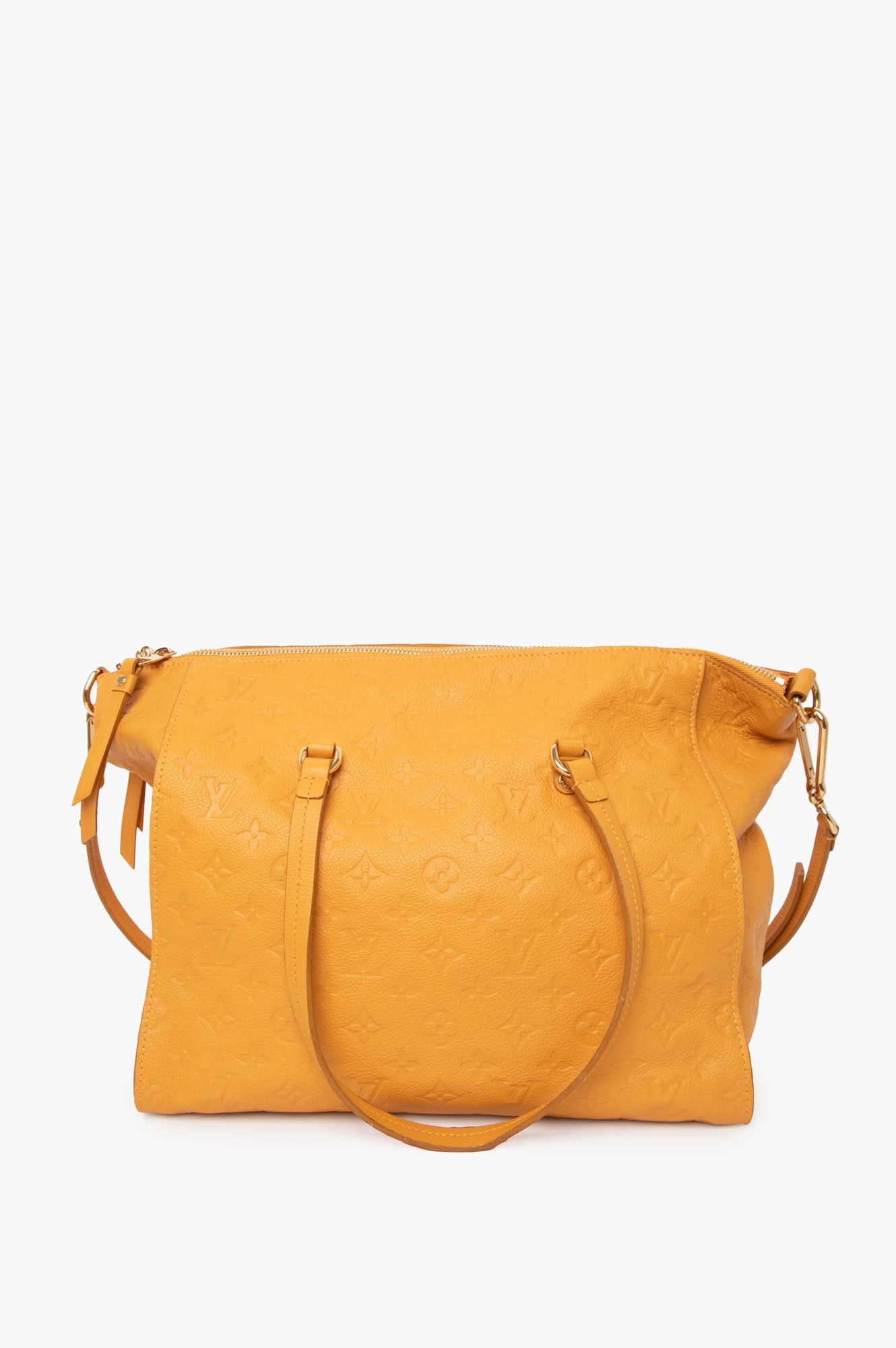 Louis Vuitton Yellow Monogram Leather Empreinte Lumineuse Bag