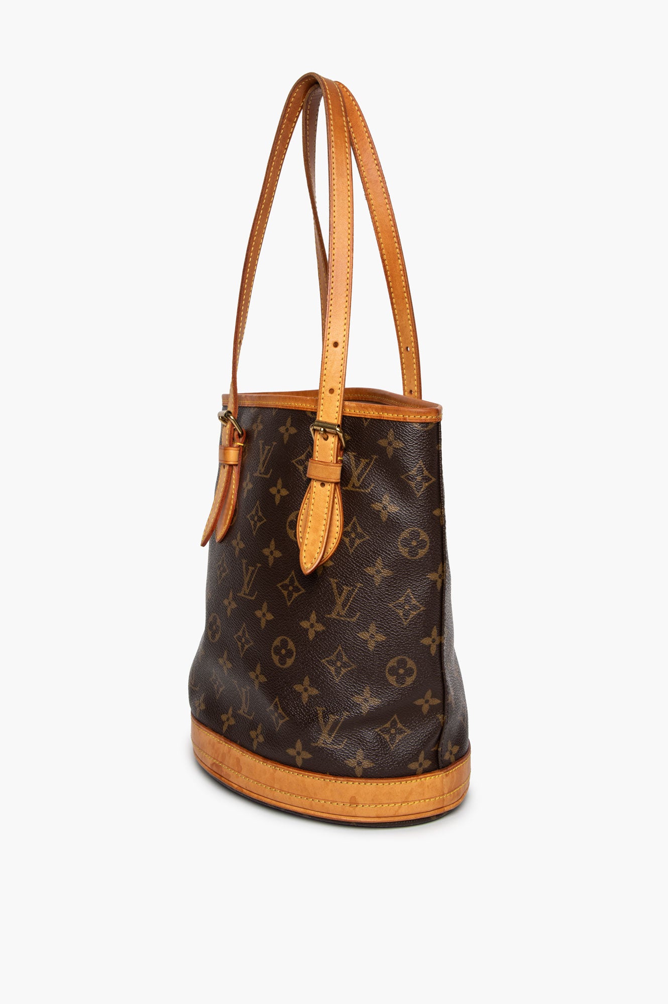 Louis Vuitton Monogram Petit Bucket PM Shoulder Bag