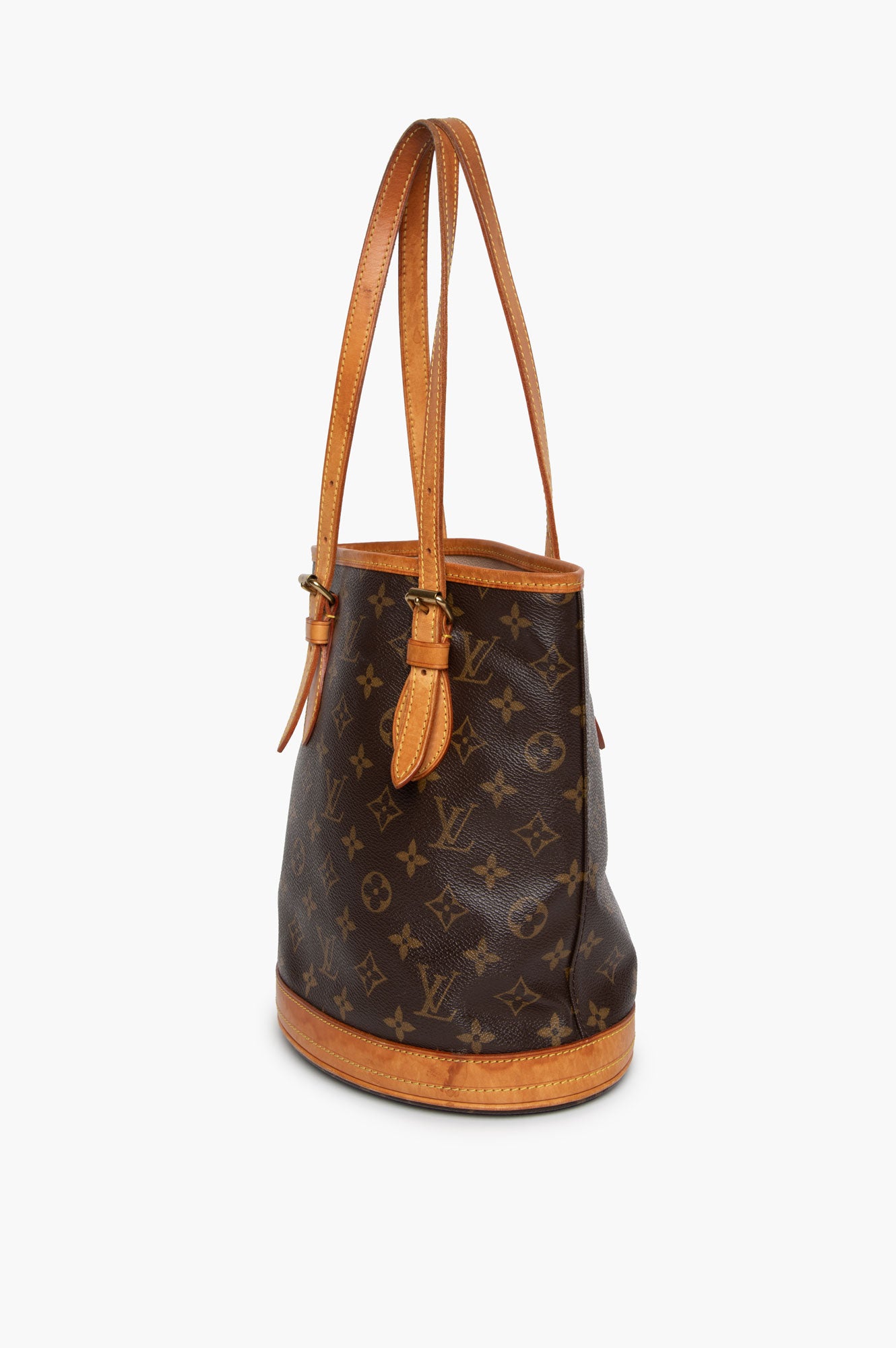Louis Vuitton Monogram Petit Bucket PM Shoulder Bag