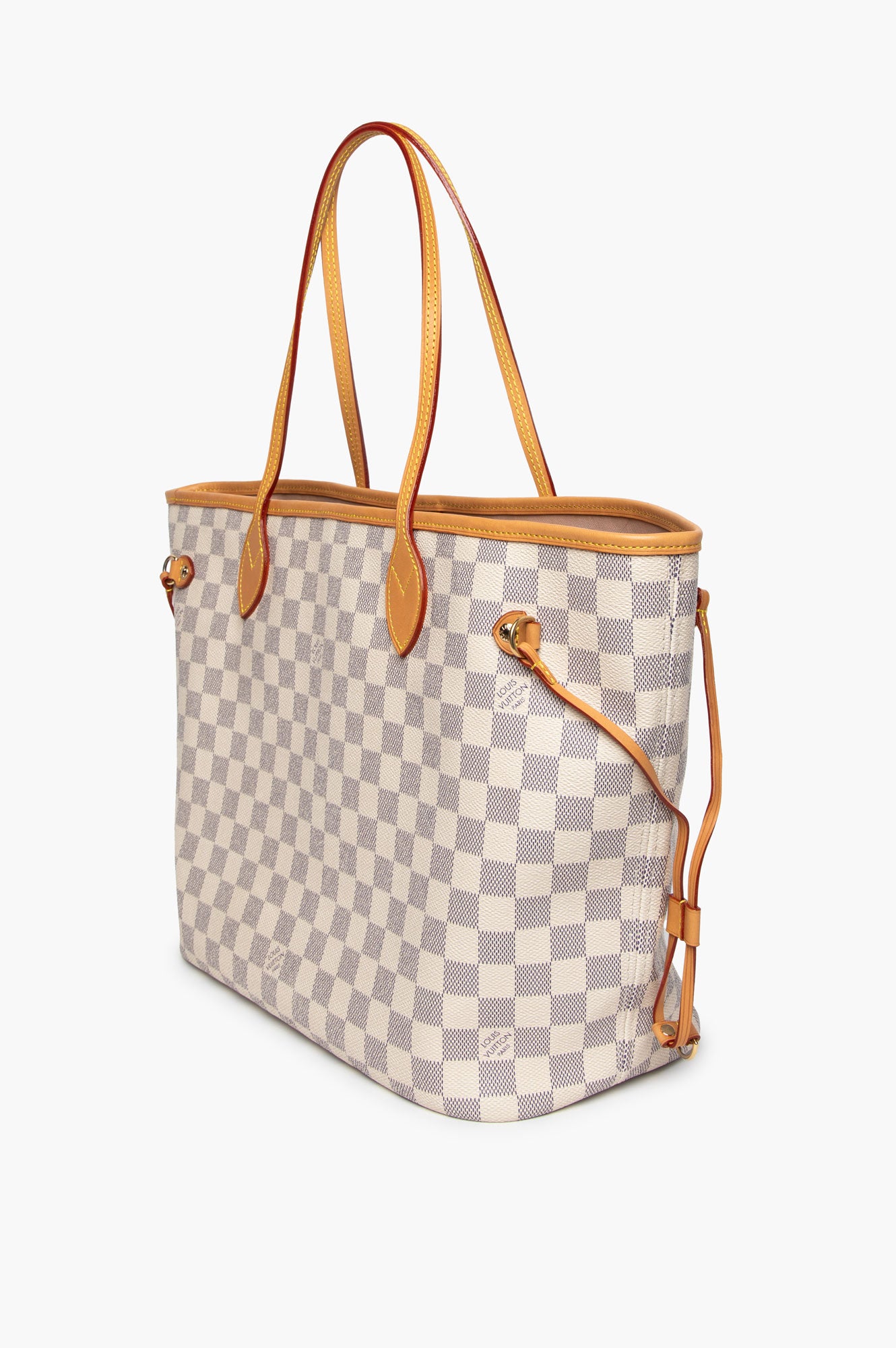 Louis Vuitton Damier Azur Neverfull MM with Pouch