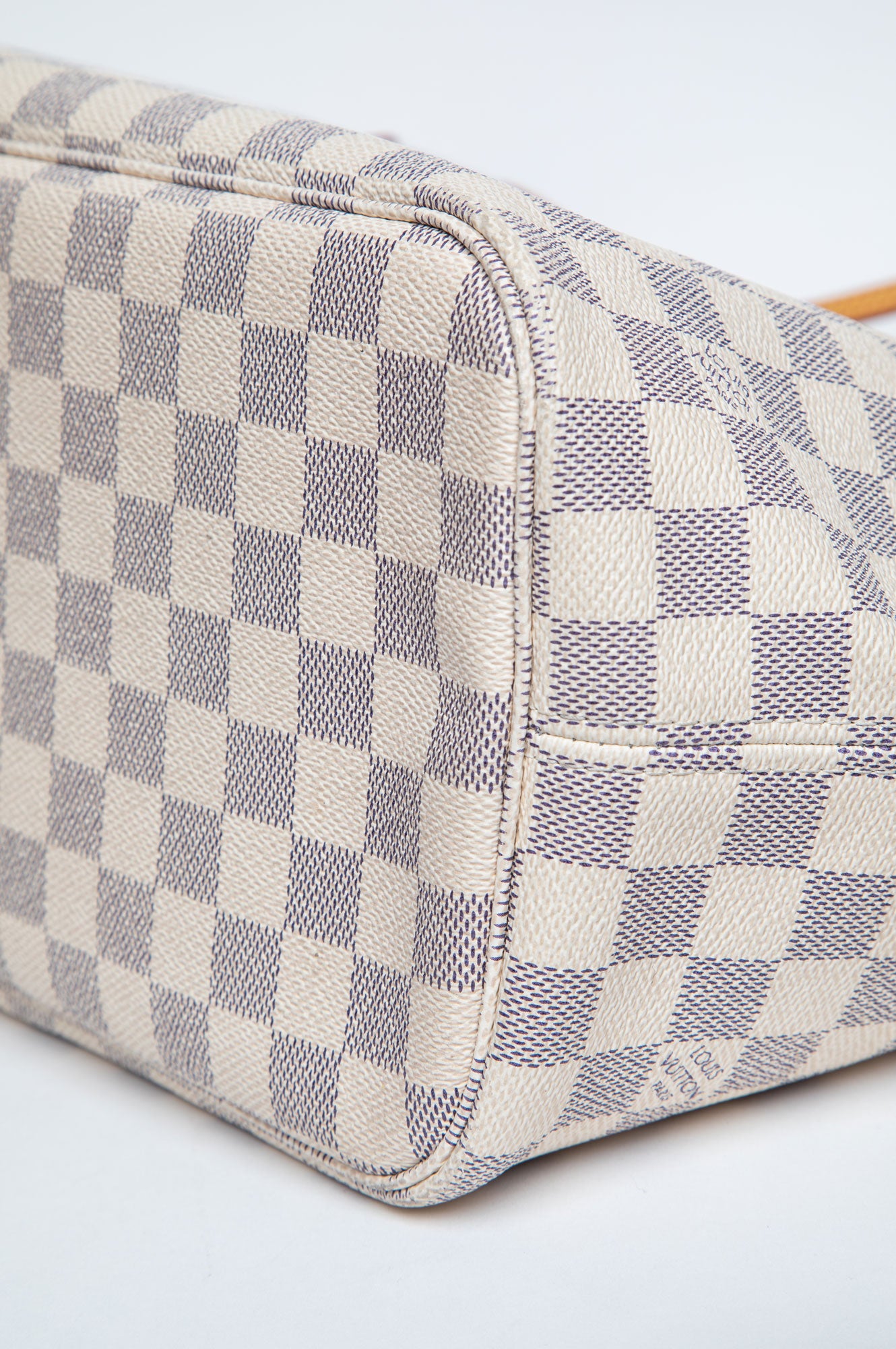 Louis Vuitton Damier Azur Neverfull MM with Pouch