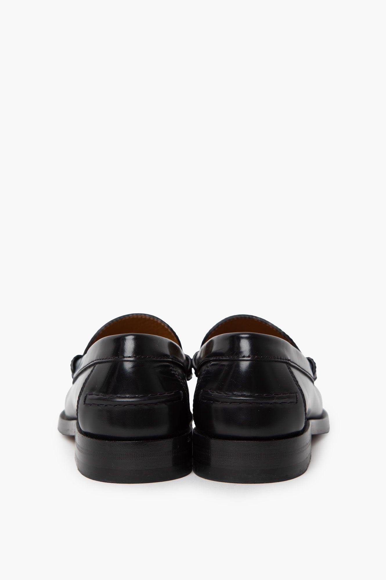 Gucci Black Patent GG Loafer Size 37.5