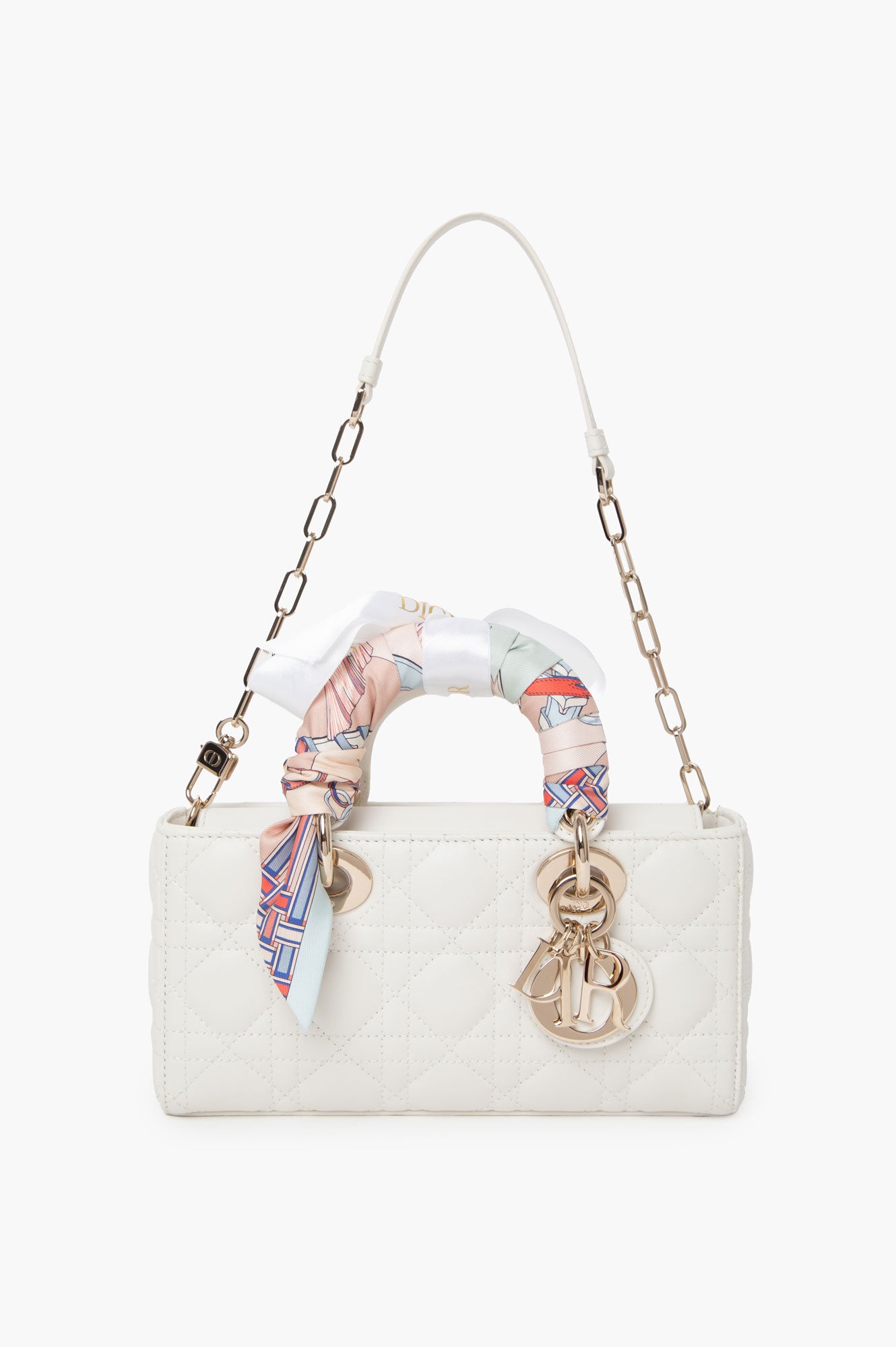 Christian Dior White Lady D-Joy Small Bag