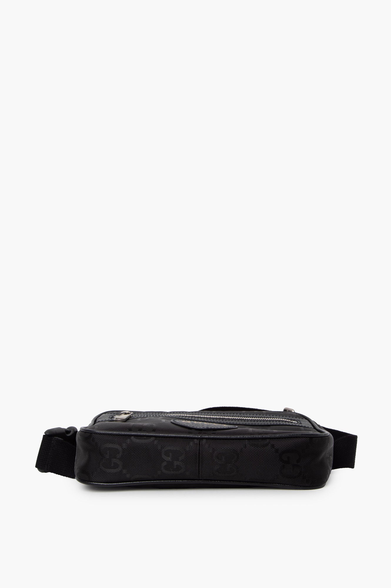 Gucci Black GG Supreme Canvas Belt Bag