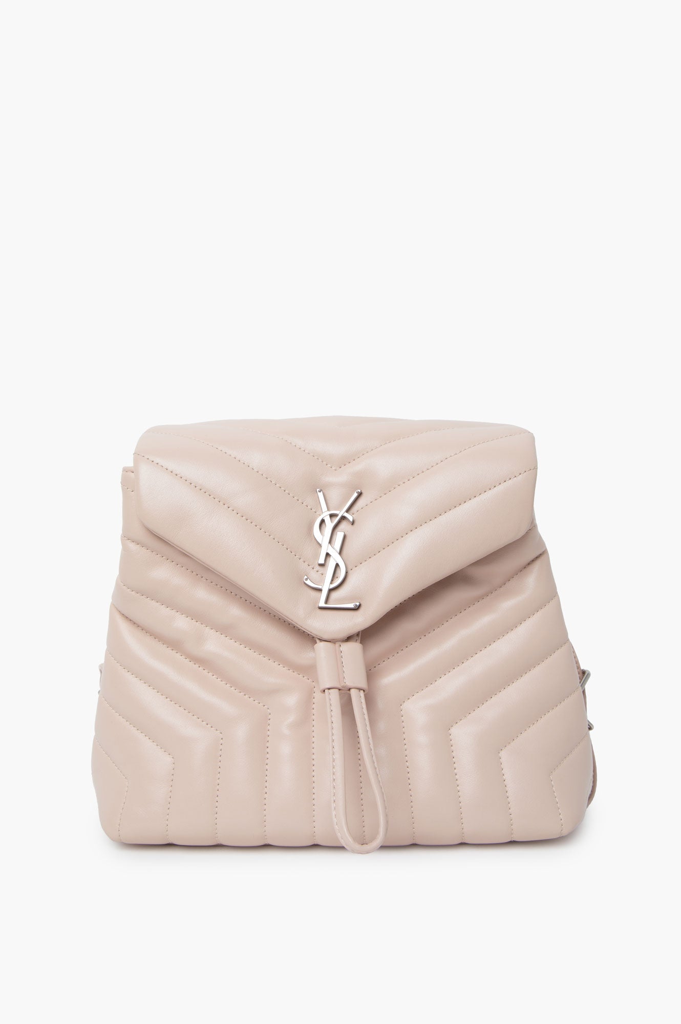 Saint Laurent Beige LouLou Calfskin Backpack