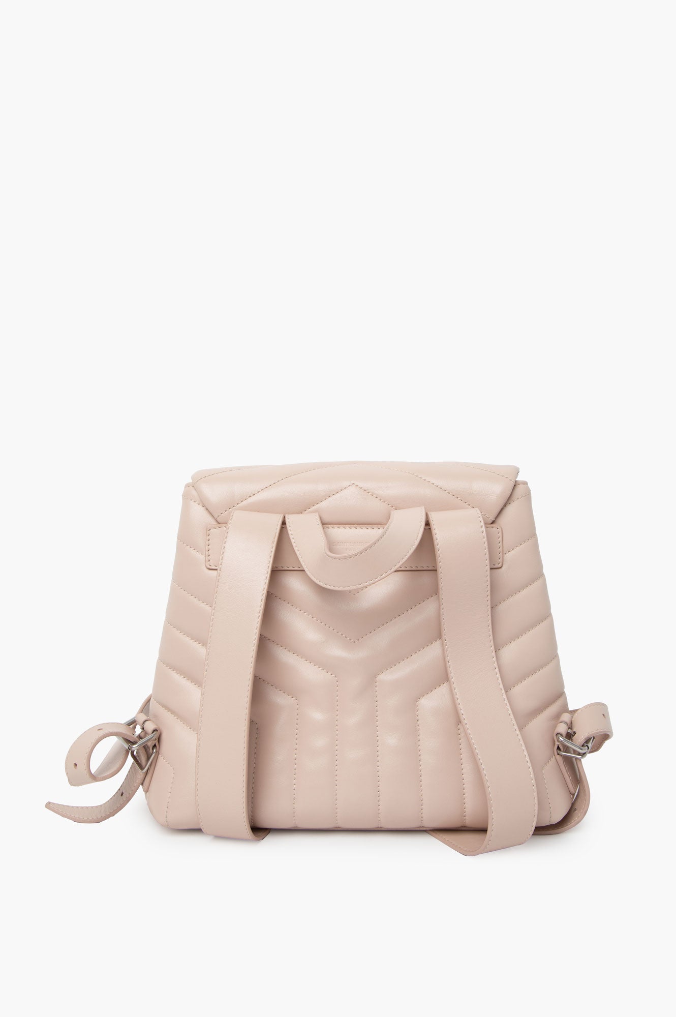Saint Laurent Beige LouLou Calfskin Backpack