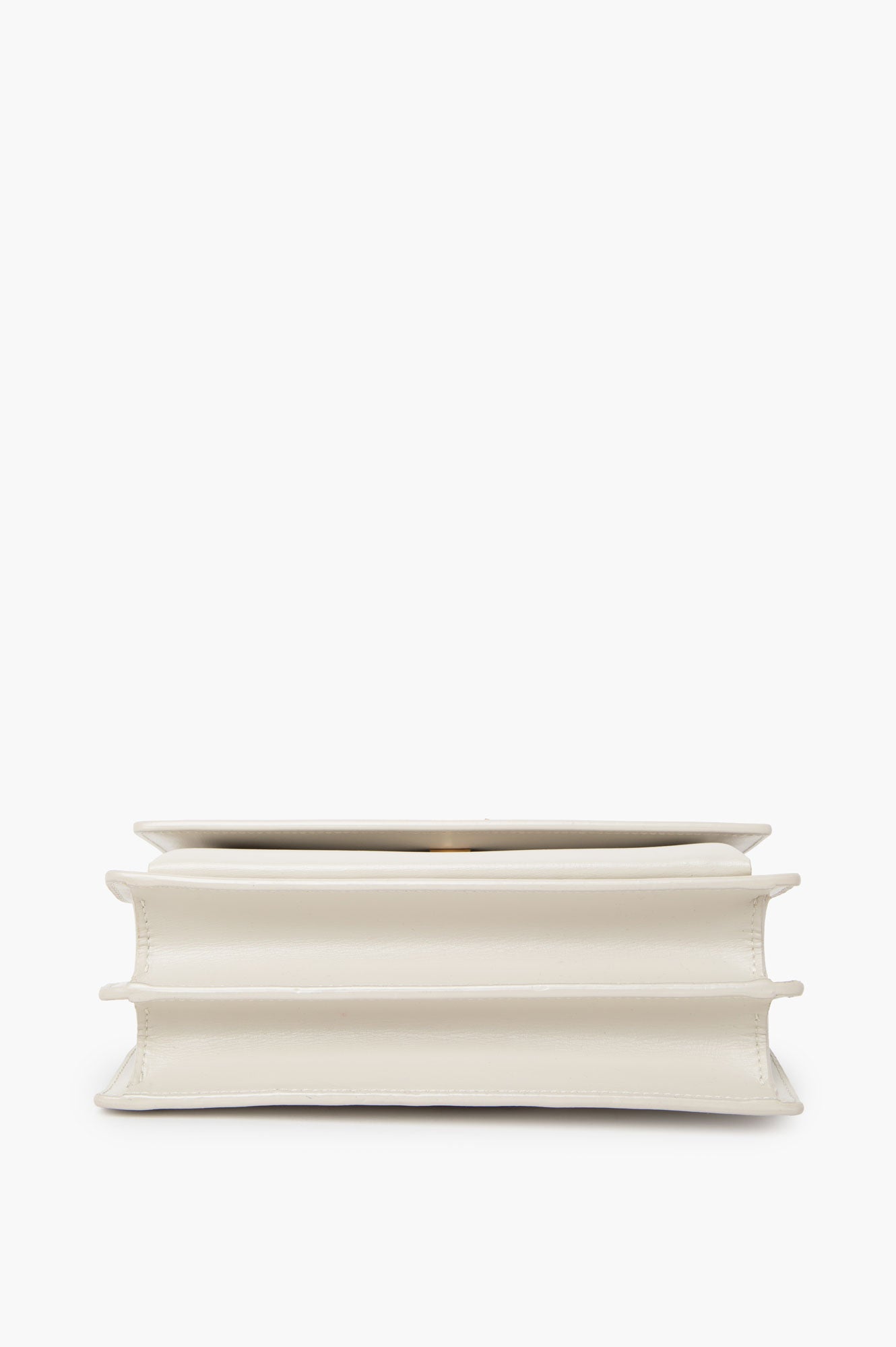 Saint Laurent Cream Sunset Calfskin Crossbody Chain Bag