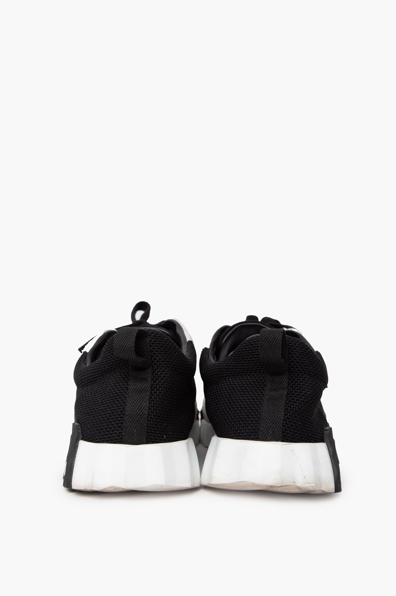 Hermes Black White Bouncing Mens Sneakers 42