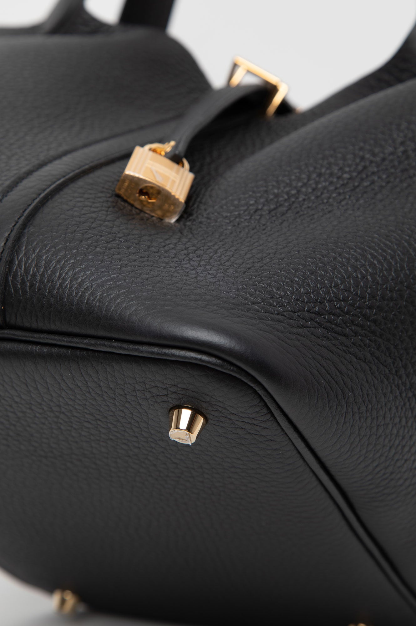 Hermes Black Clemence Picotin Lock 22