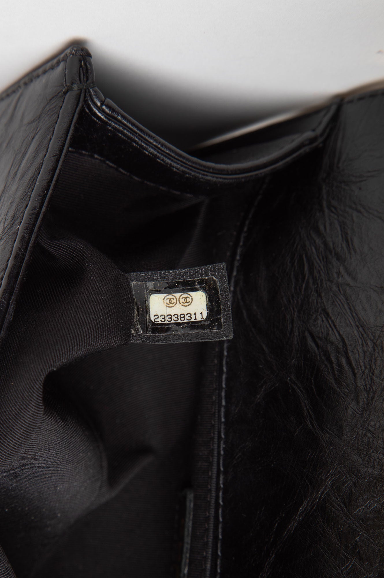 Chanel Black Aged Calfskin Quilted New Medium Boy Bag