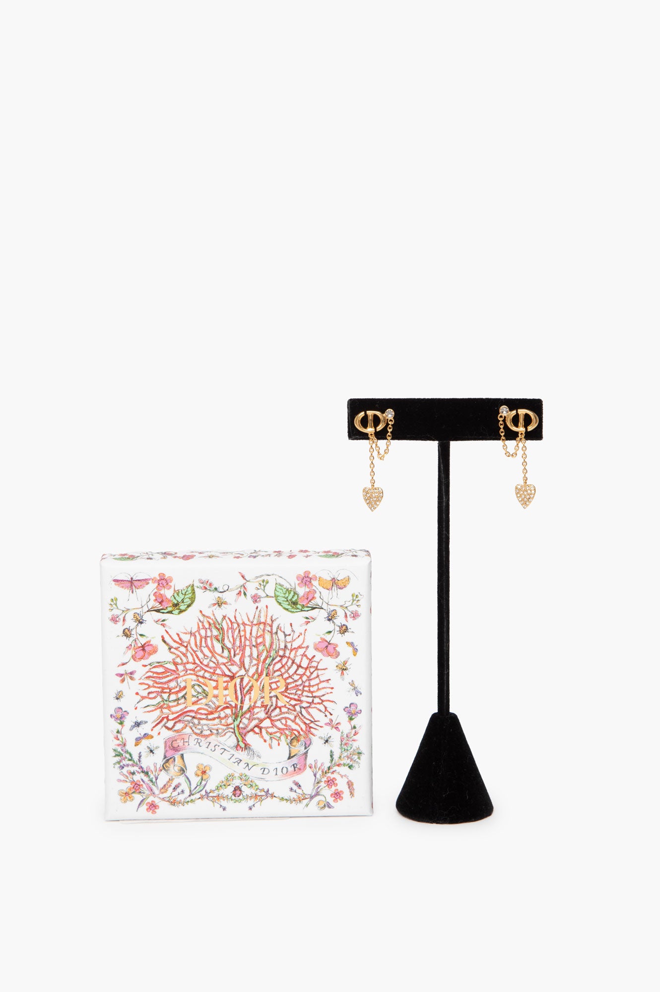 Christian Dior Petit CD Luck Earrings