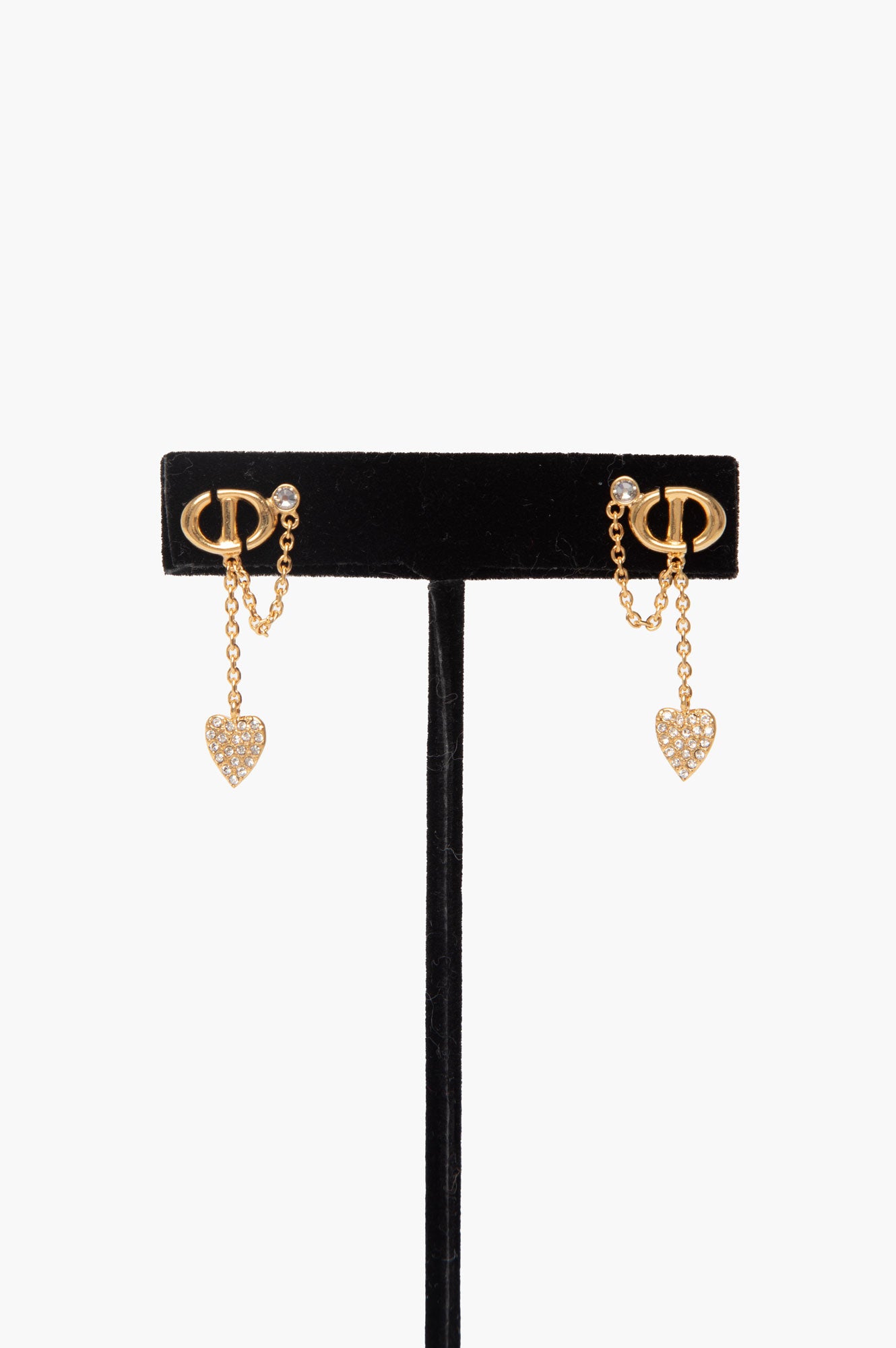 Christian Dior Petit CD Luck Earrings