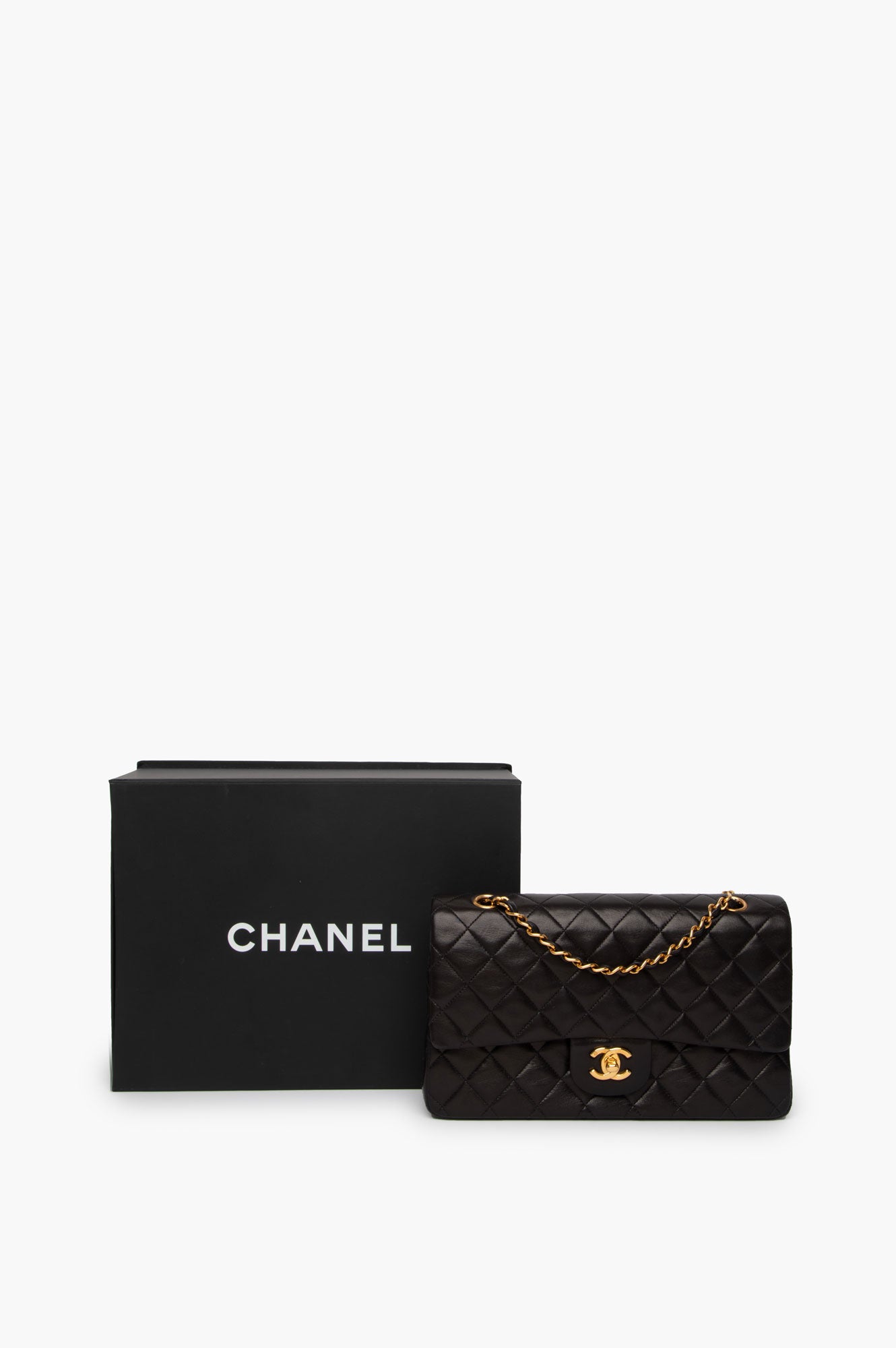 Chanel Black Medium Classic Double Flap Bag