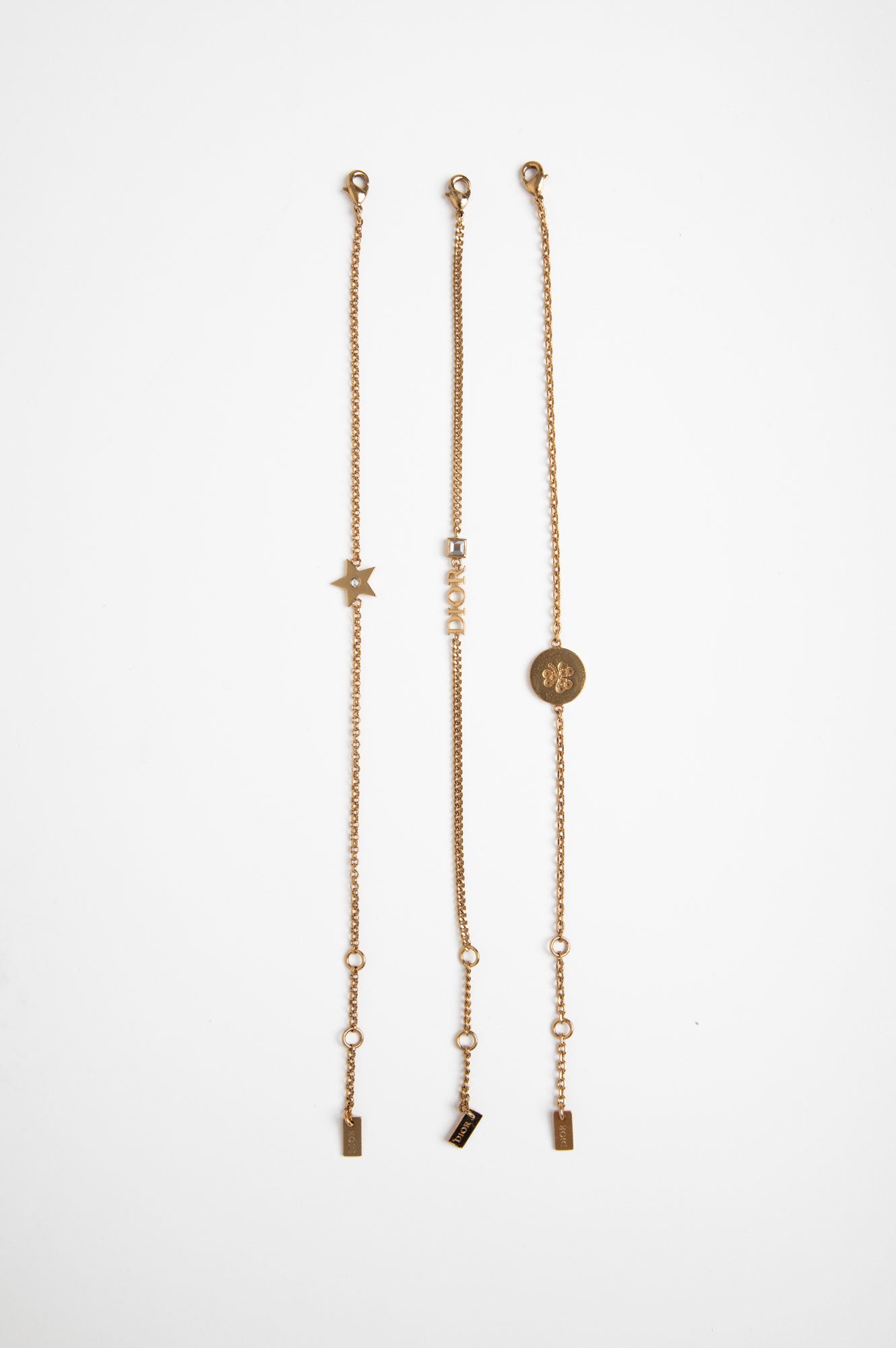 Christian Dior Revolution 3 Gold Tone Bracelet
