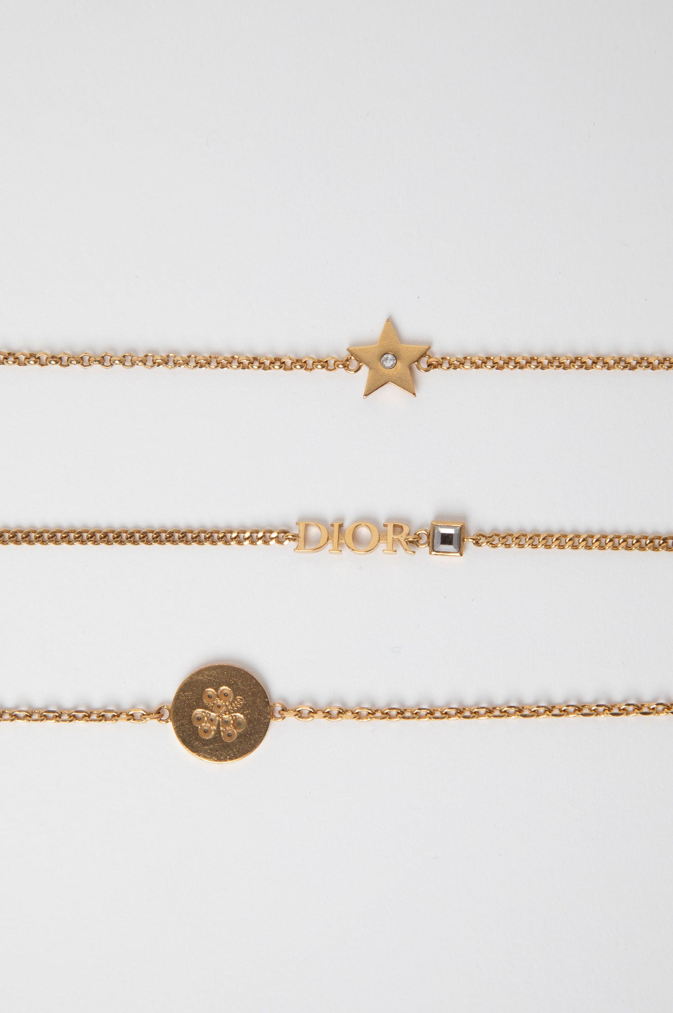 Christian Dior Revolution 3 Gold Tone Bracelet