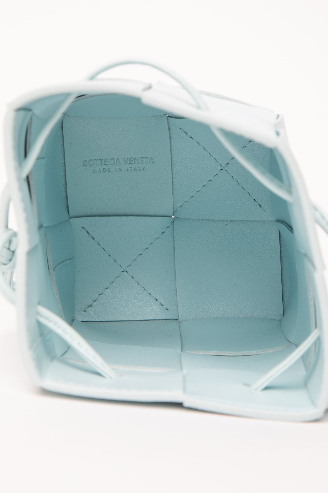 Bottega Veneta Baby Blue Buckle Bag