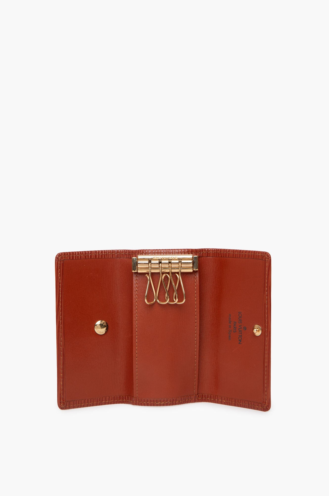 Louis Vuitton Red Epi Leather Key Holder
