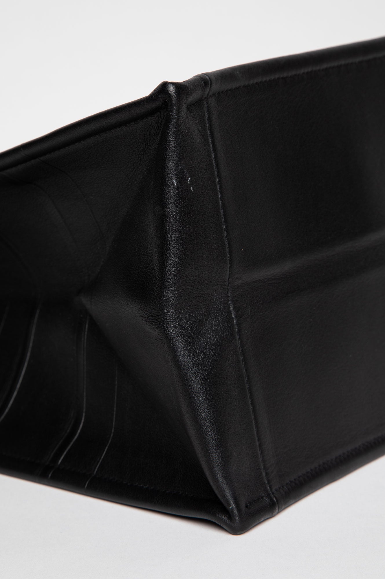 Christian Dior Black Calf Leather Book Tote
