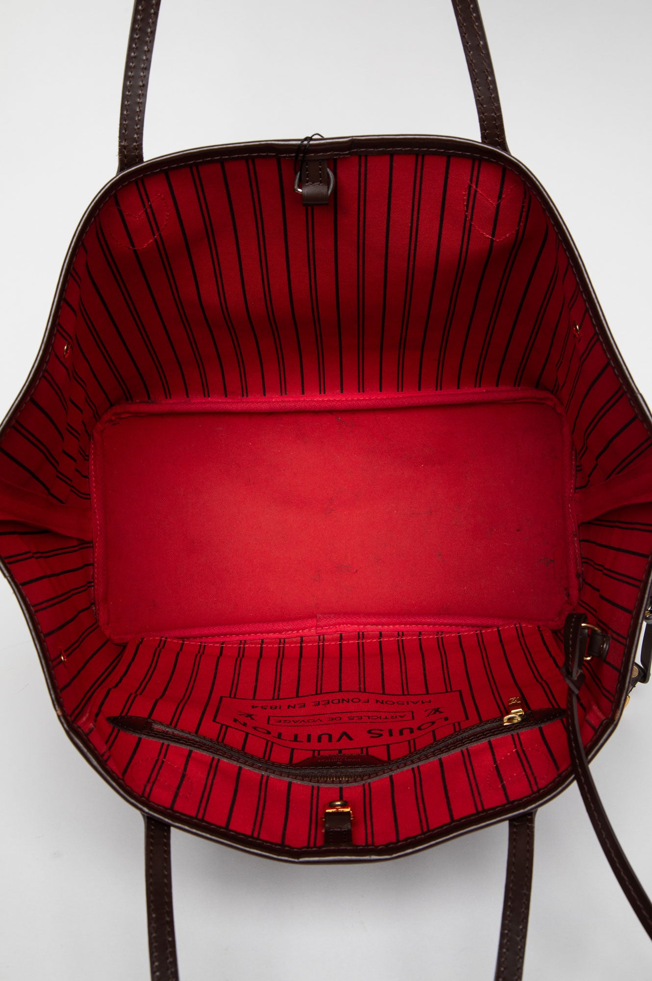 Louis Vuitton Damier Ebene Neverfull MM with Pouch