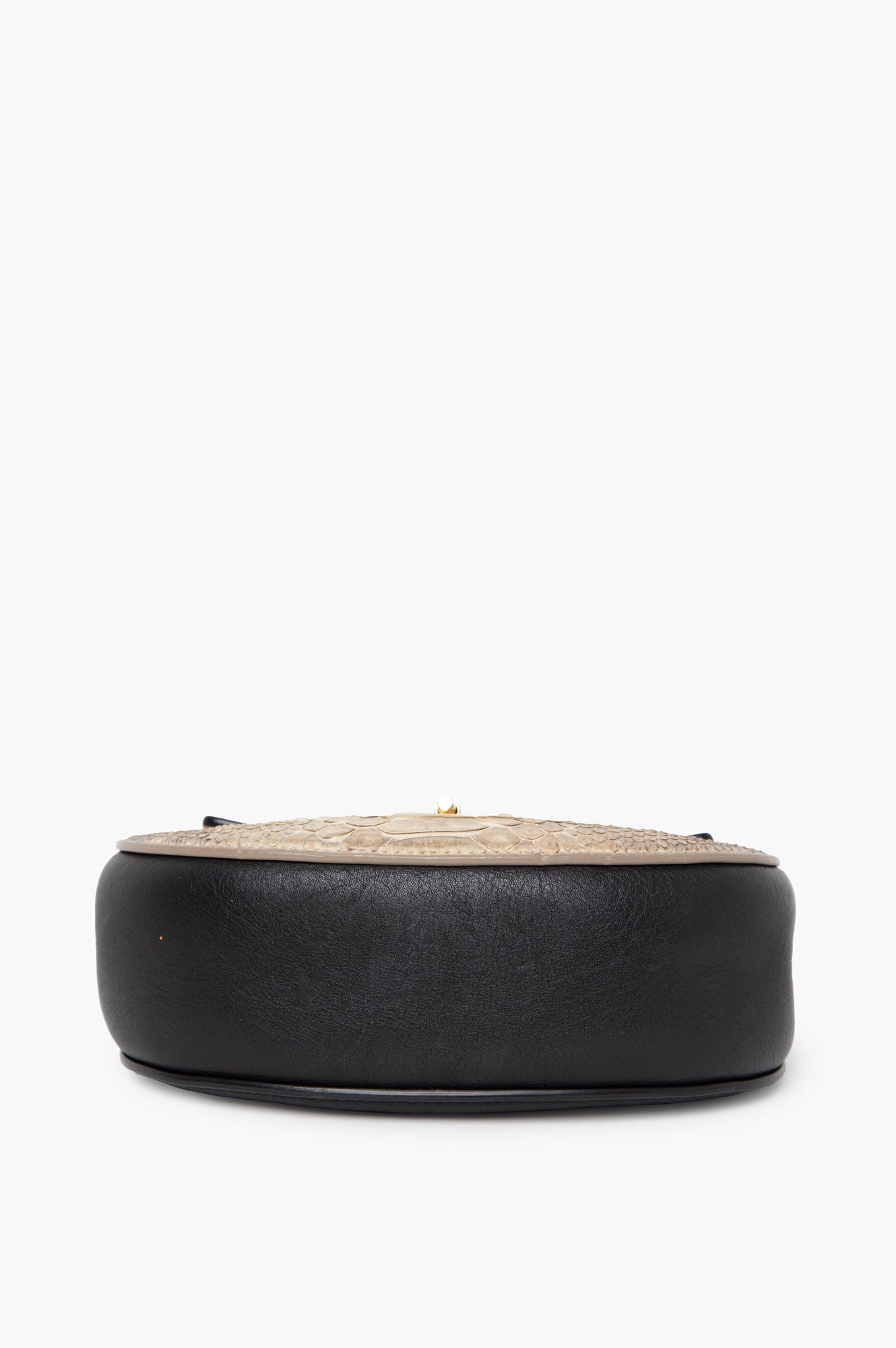 Chloe Black Drew Python Cossbody Bag