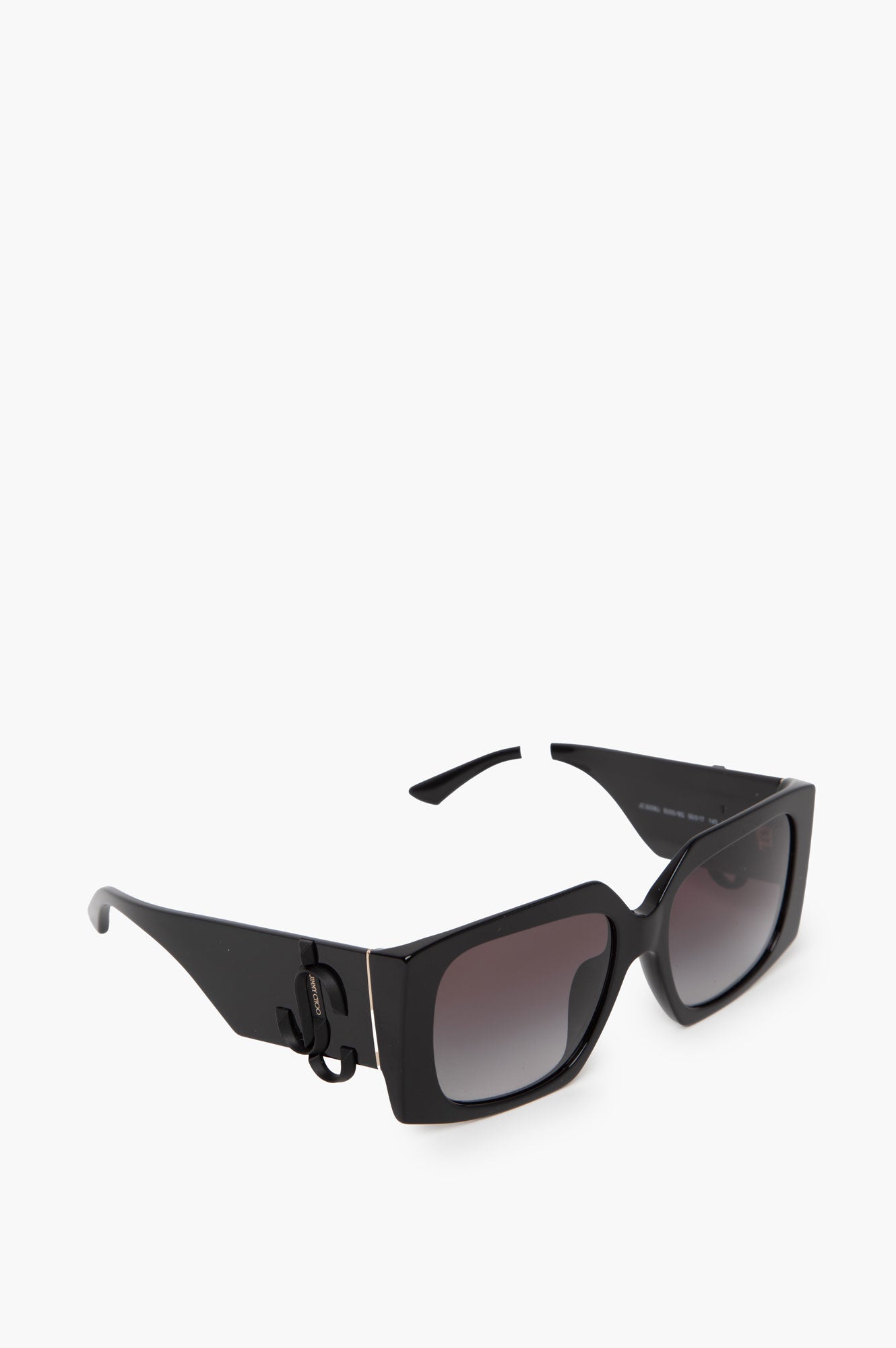 Jimmy Choo Black Square Sunglasses