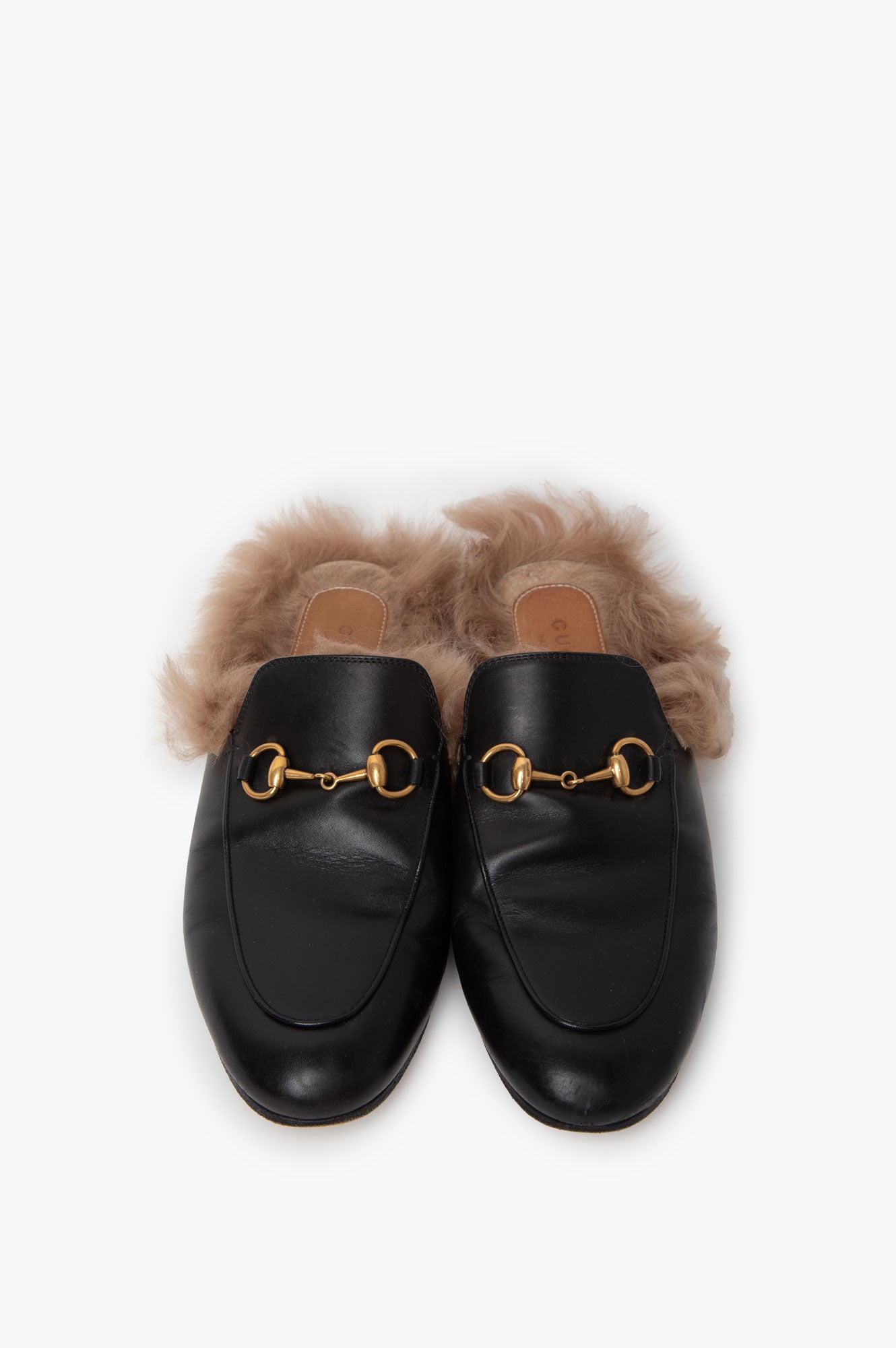 Gucci Black Leather Mules Size 36.5
