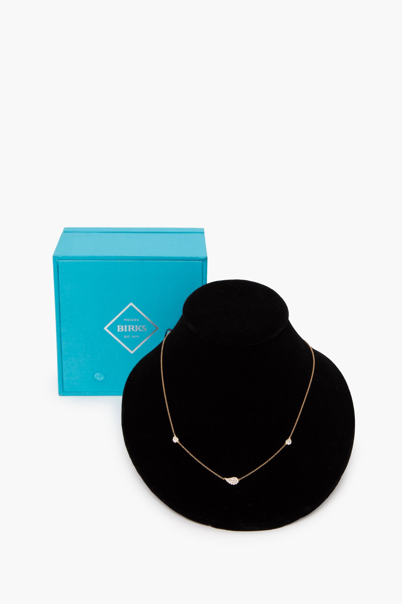 Birks 18K Gold and Diamond Necklace