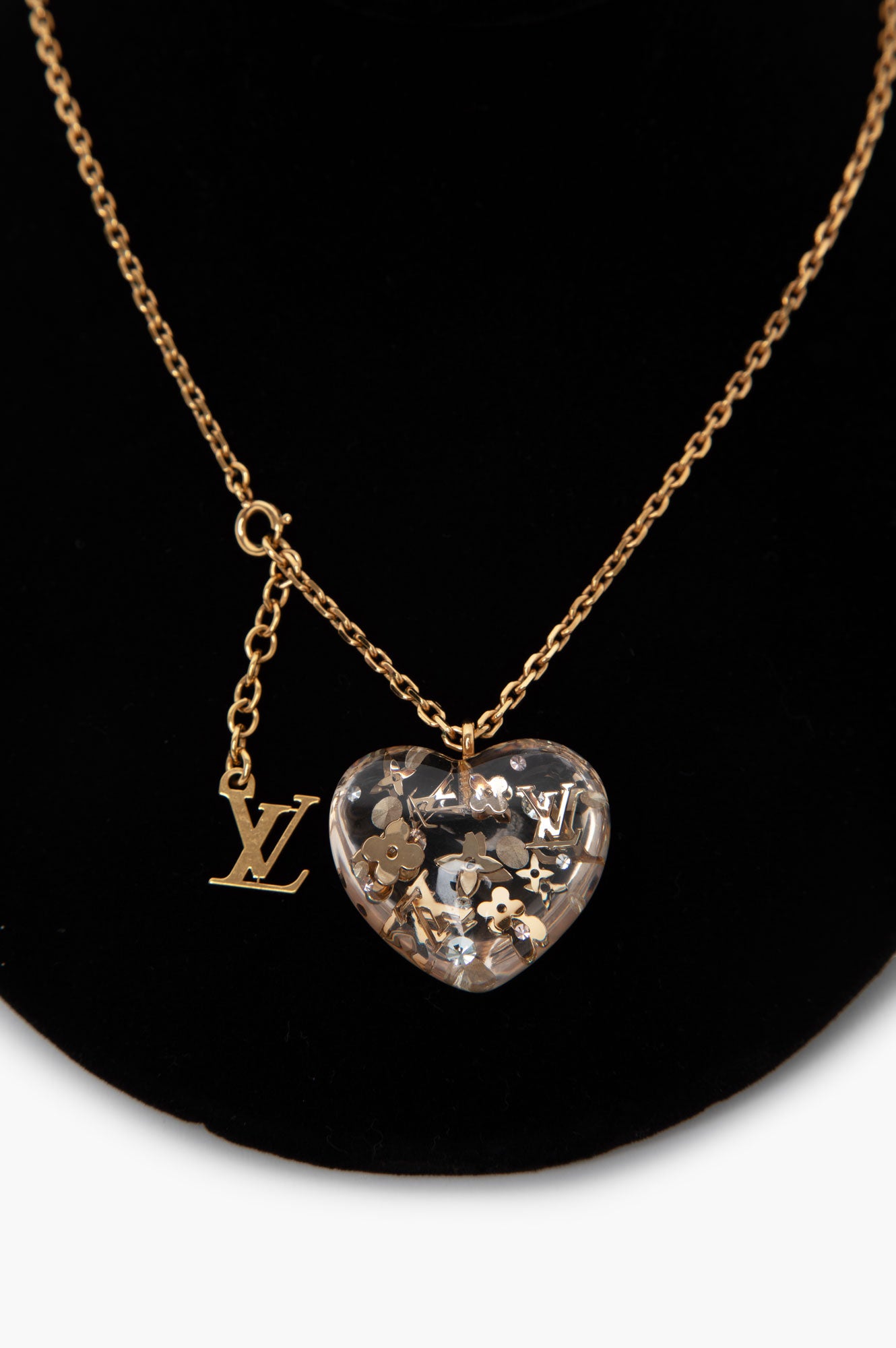 Louis Vuitton Heart Pendant Necklace