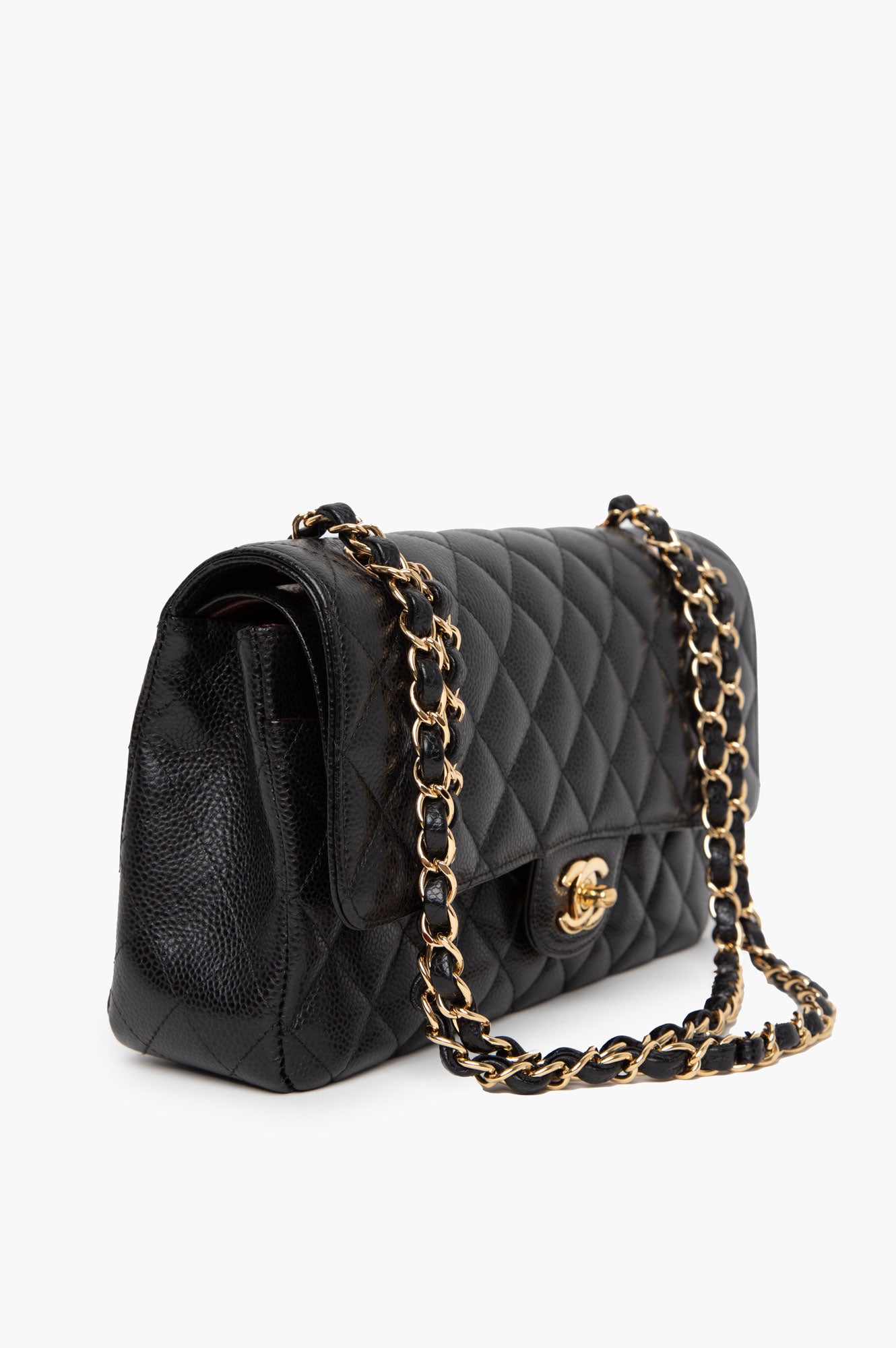 Chanel Classic Medium Double Flap Caviar Leather