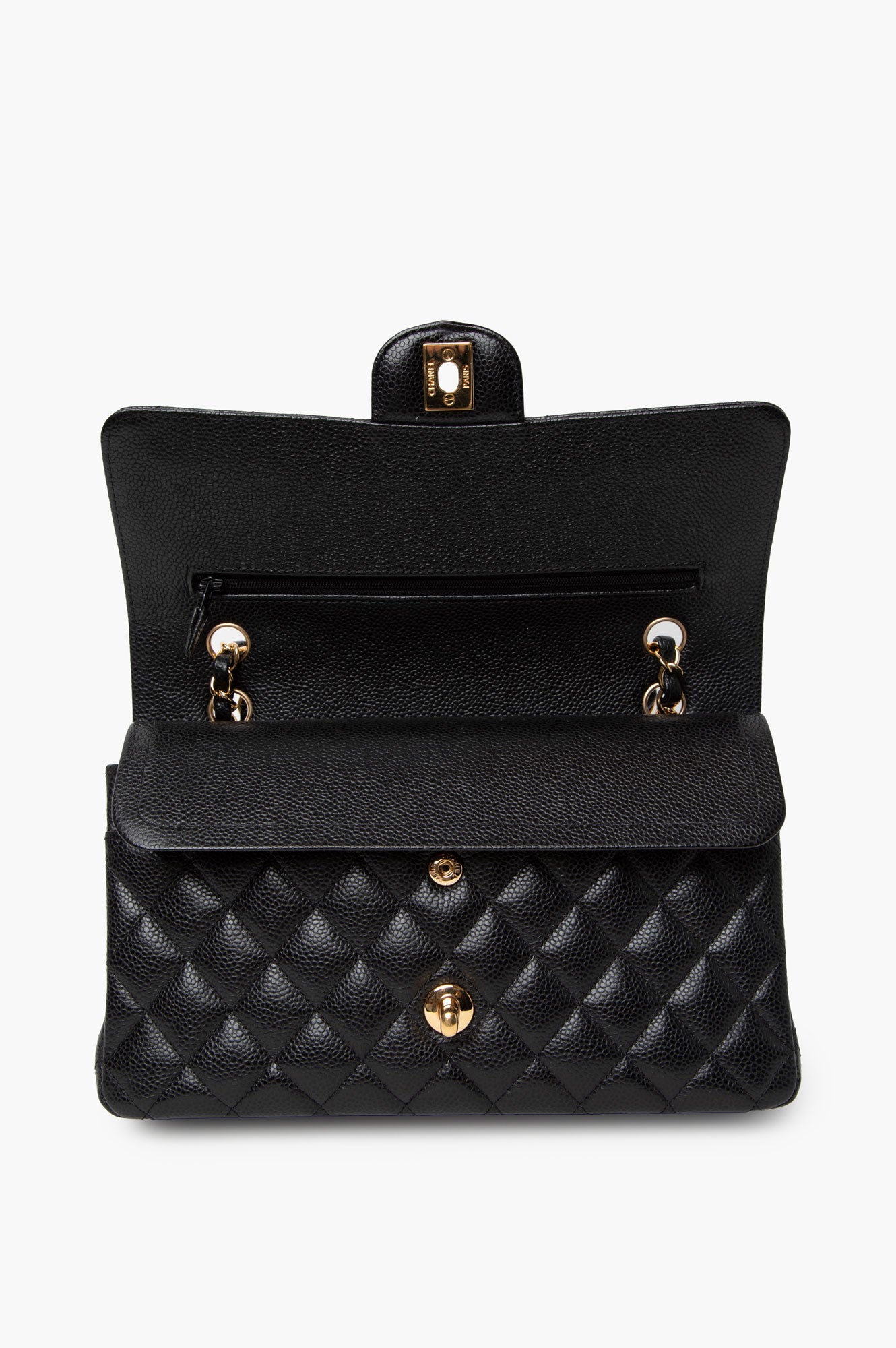 Chanel Classic Medium Double Flap Caviar Leather