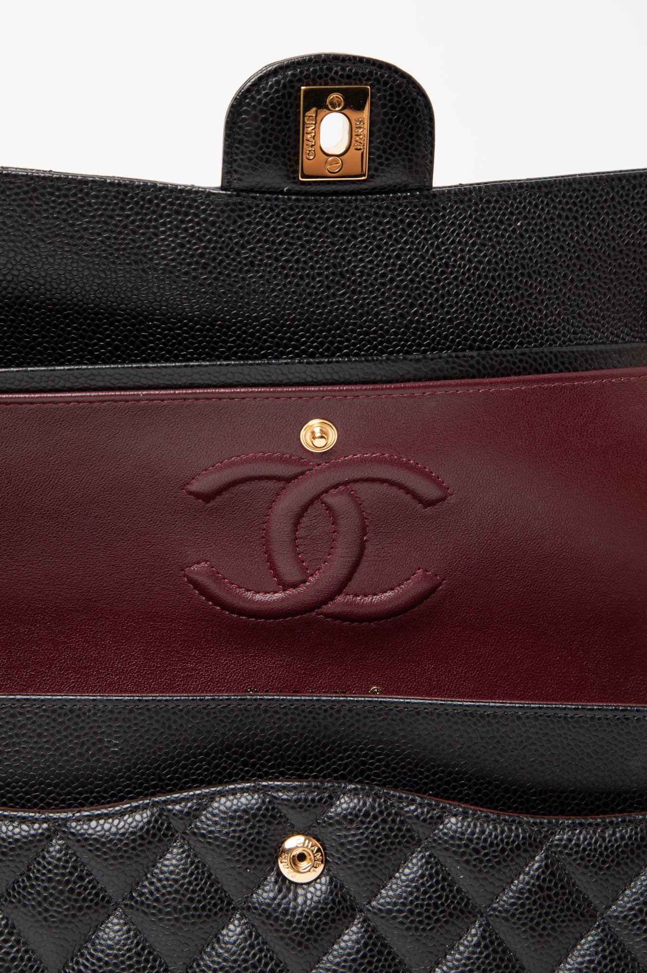 Chanel Classic Medium Double Flap Caviar Leather