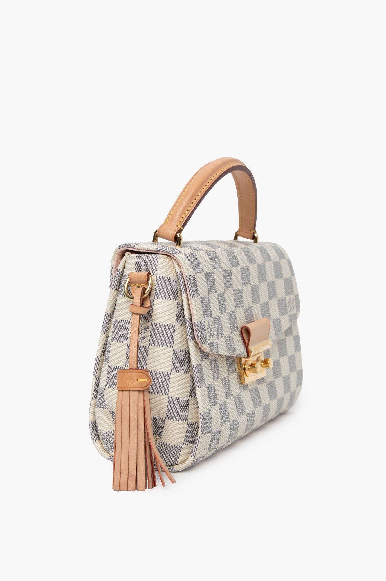 Louis Vuitton White Damier Azur Croisette Handbag